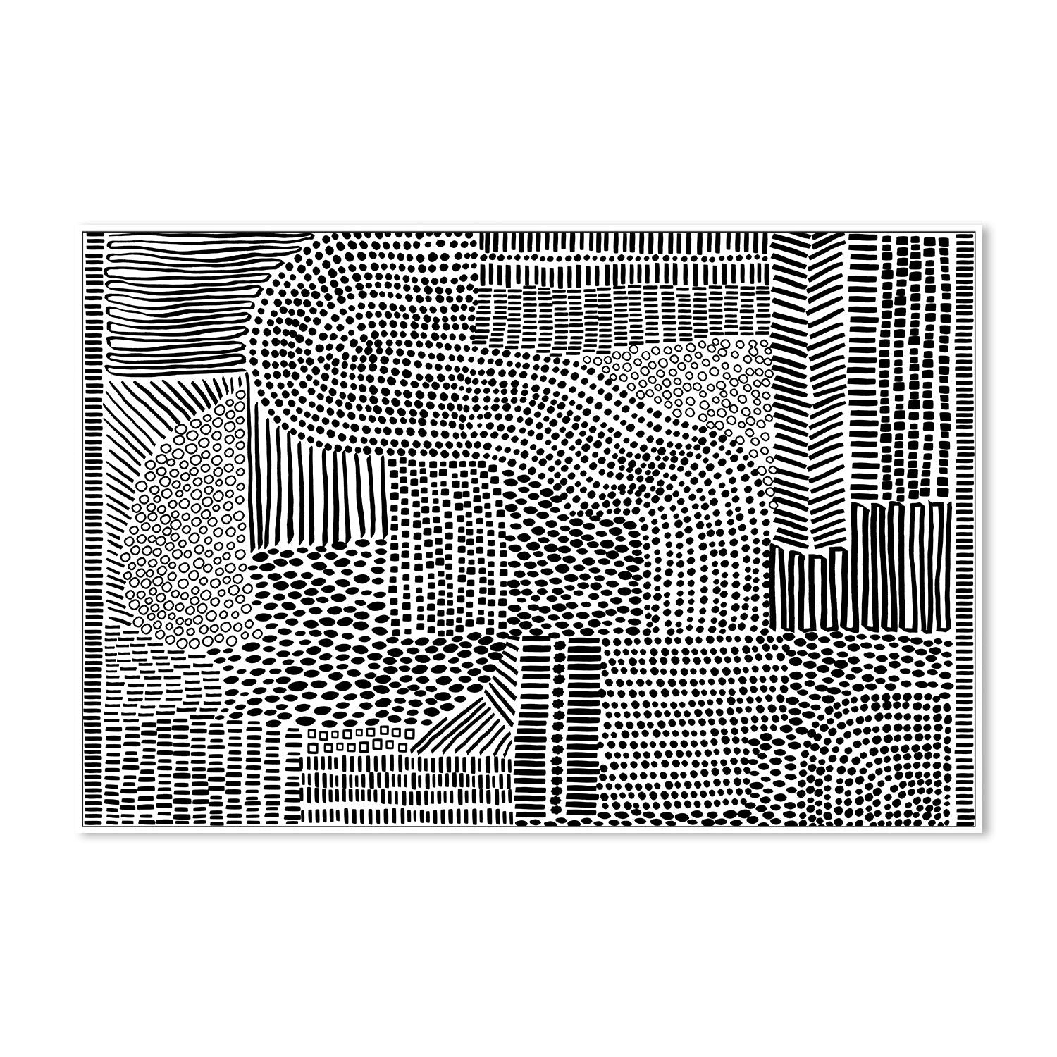 wall-art-print-canvas-poster-framed-Tribal Tapestry, Style D-5