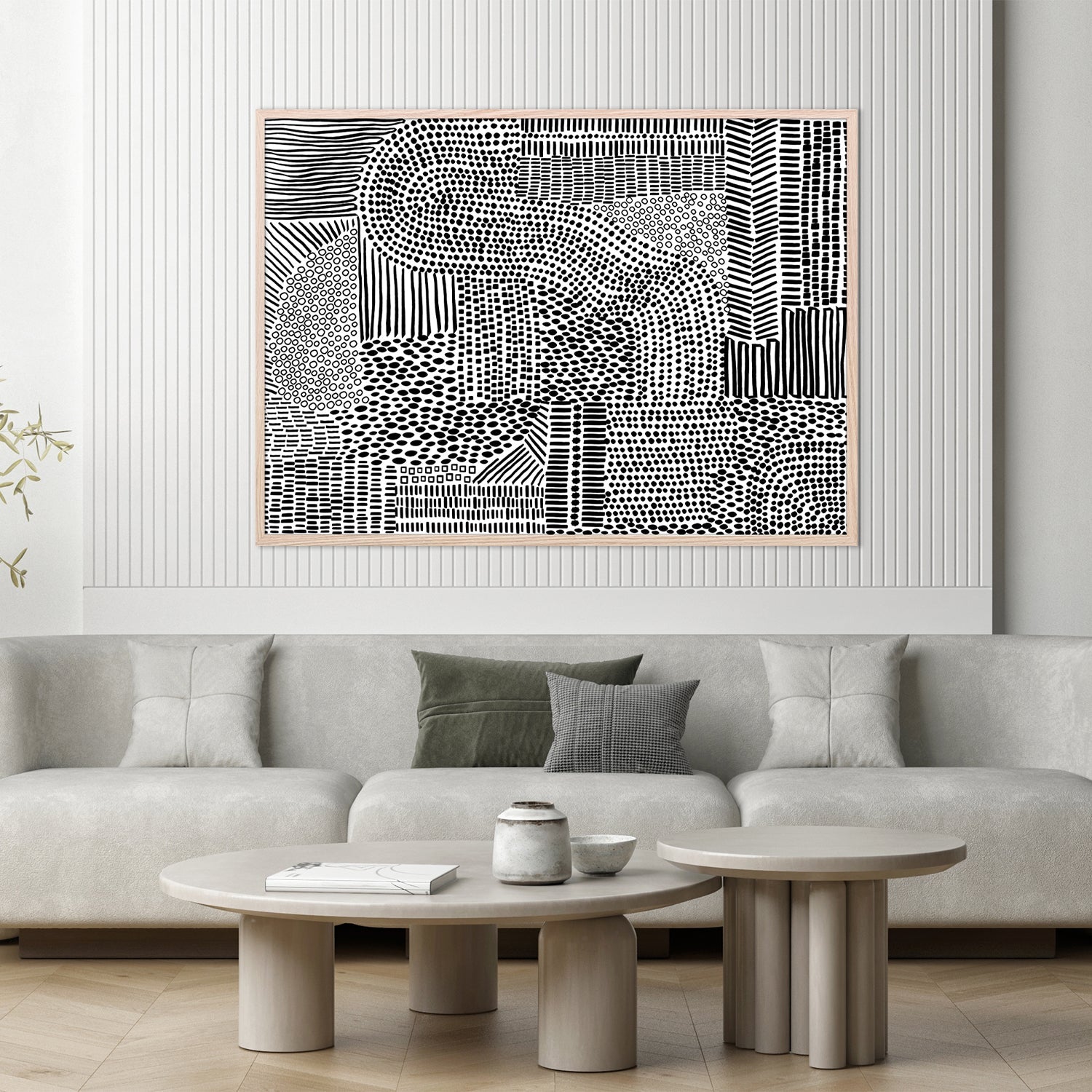 wall-art-print-canvas-poster-framed-Tribal Tapestry, Style D-9
