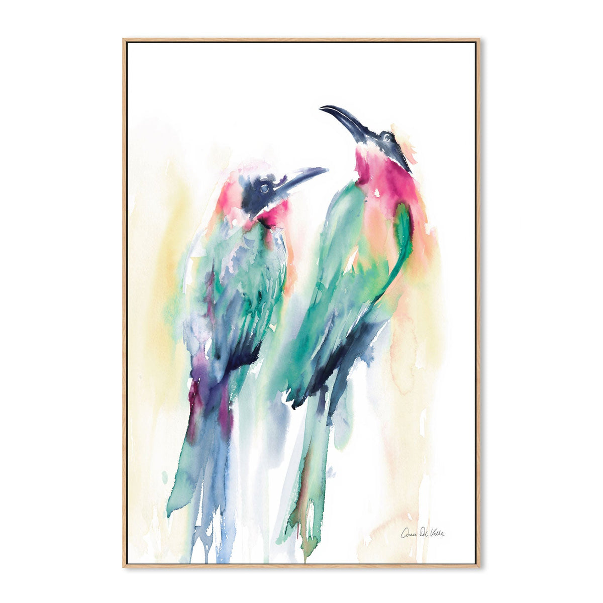 wall-art-print-canvas-poster-framed-Tropical Birds , By Aimee Del Valle-GIOIA-WALL-ART