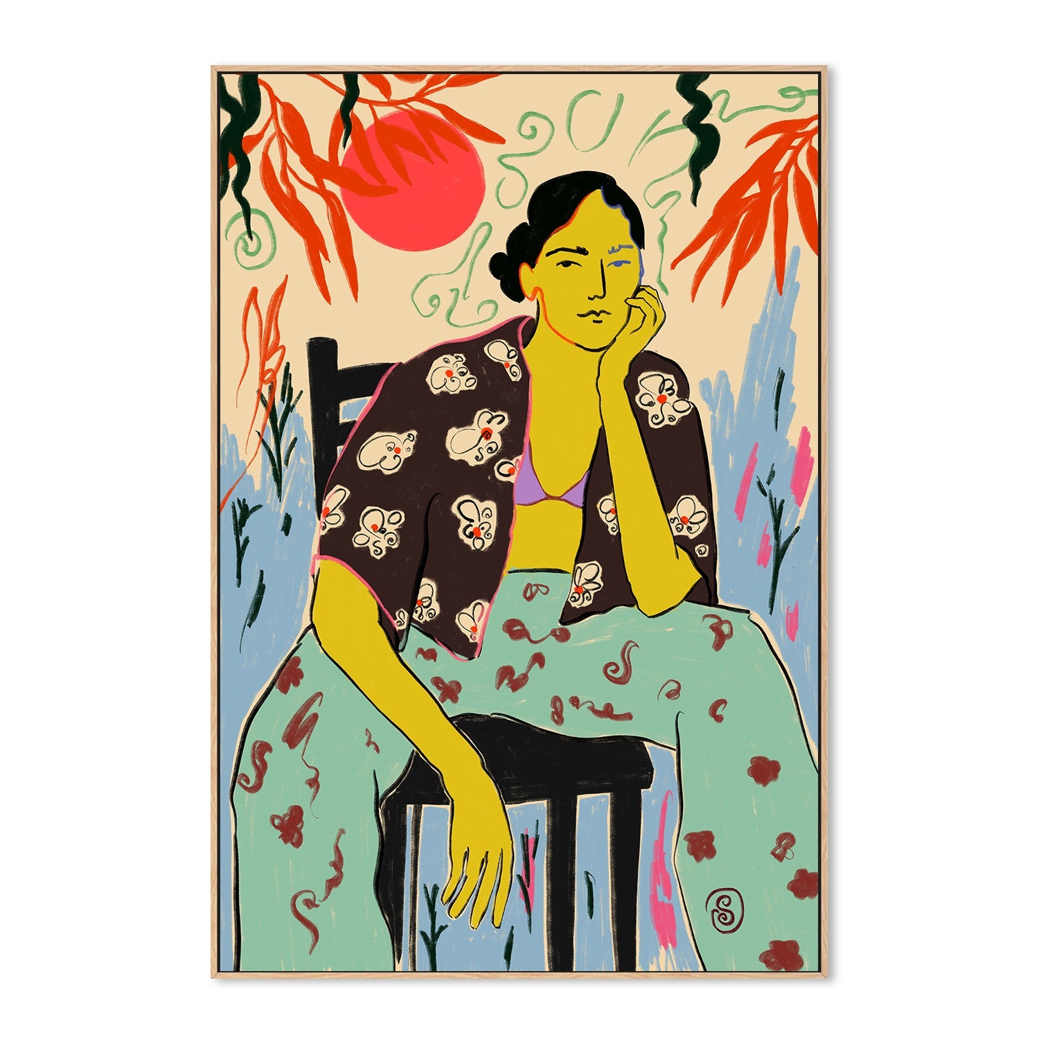 wall-art-print-canvas-poster-framed-Tropical Daydream-4