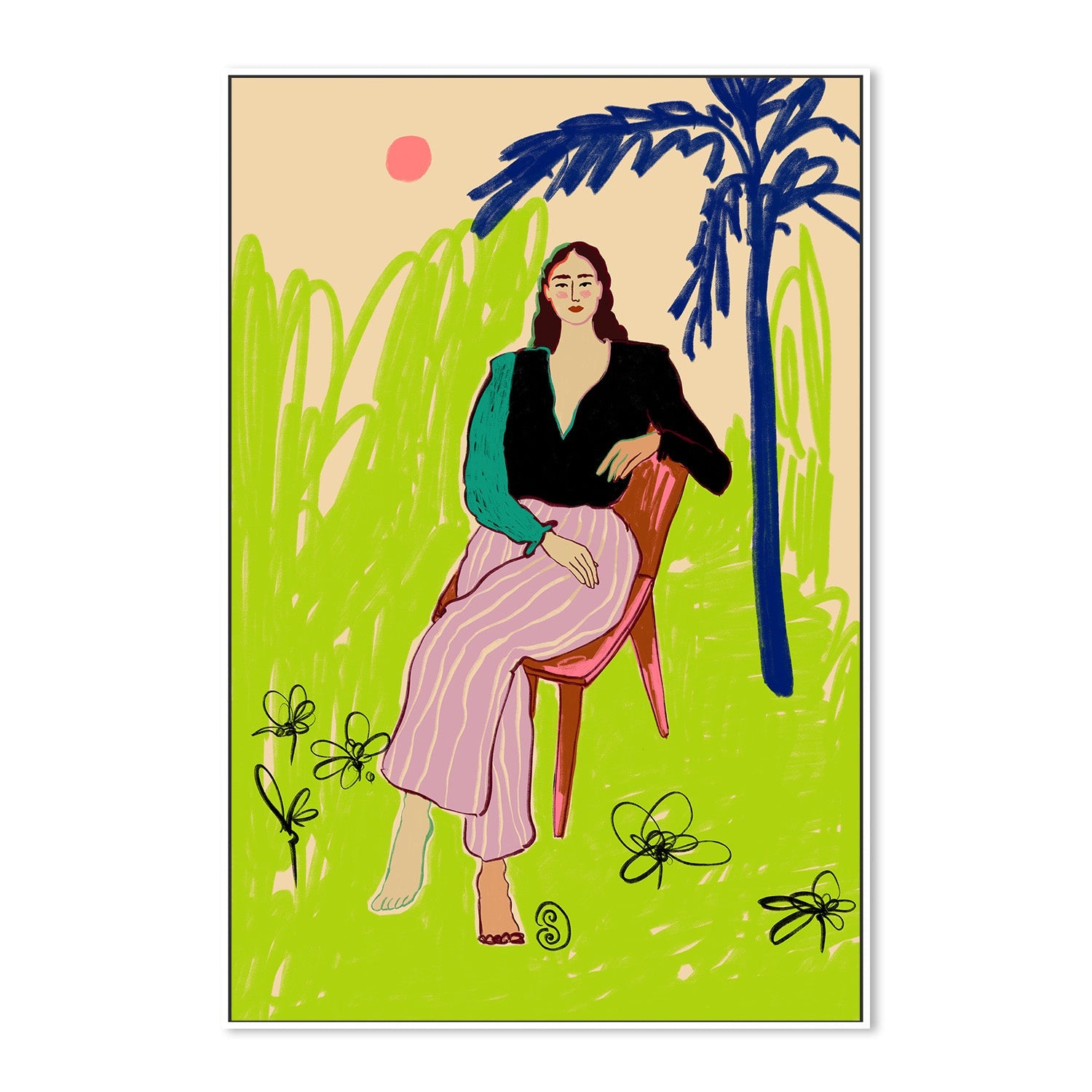 wall-art-print-canvas-poster-framed-Tropical Daydream-5