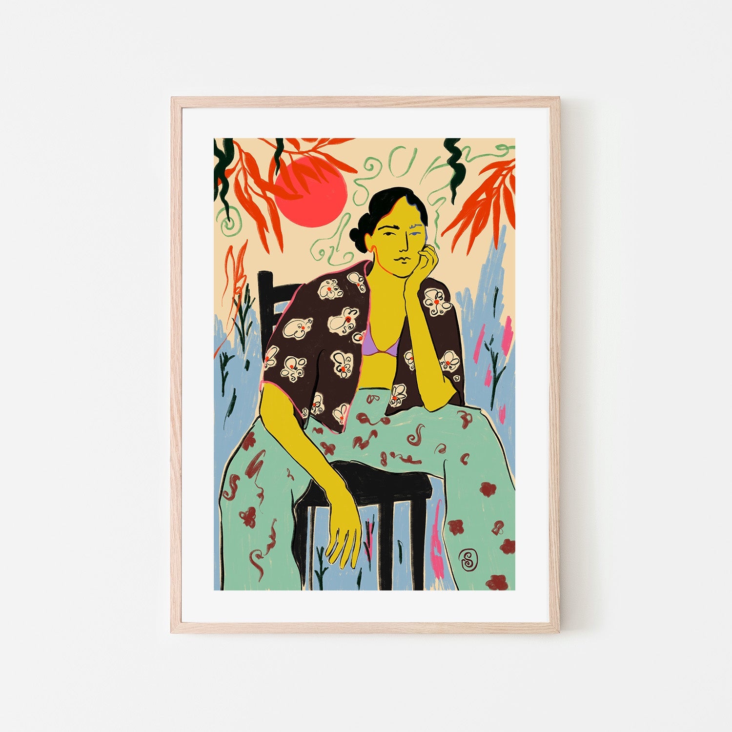 wall-art-print-canvas-poster-framed-Tropical Daydream-6