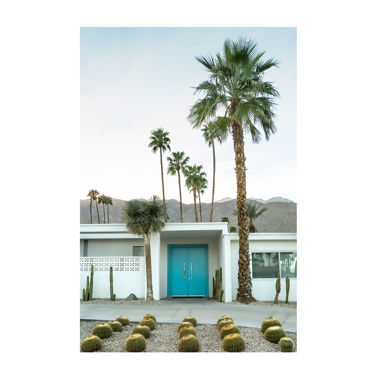wall-art-print-canvas-poster-framed-Turquoise Door V , By Tricia Brennan-2