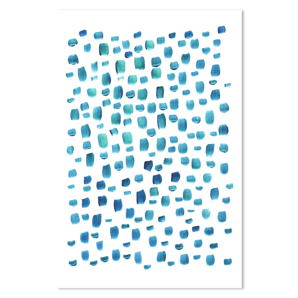 wall-art-print-canvas-poster-framed-Turquoise Sprinkle-by-Danushka Abeygoda-Gioia Wall Art