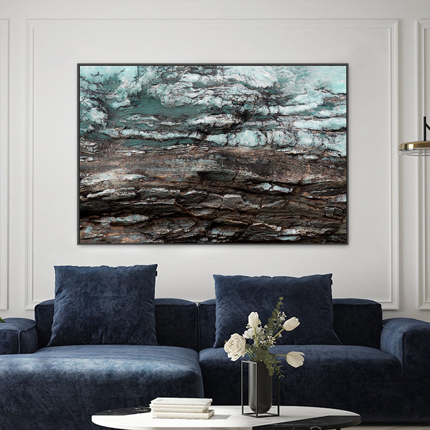 wall-art-print-canvas-poster-framed-Turquoise Unfolding-2