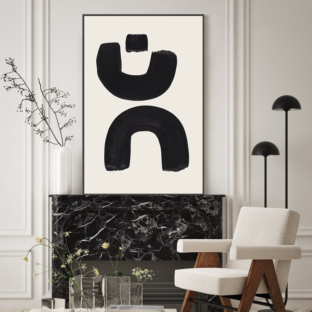 wall-art-print-canvas-poster-framed-Twin Smiles , By Ejaaz Haniff-GIOIA-WALL-ART