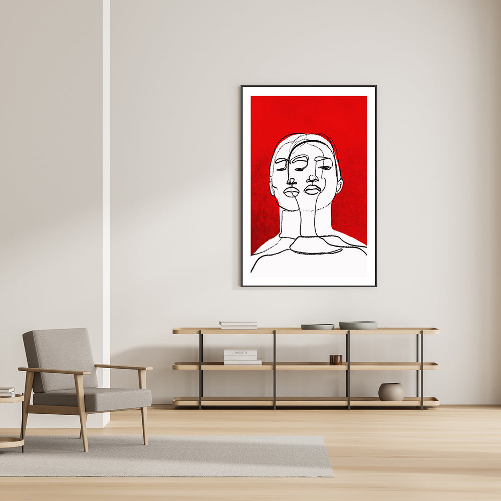 wall-art-print-canvas-poster-framed-Twins , By Treechild-GIOIA-WALL-ART