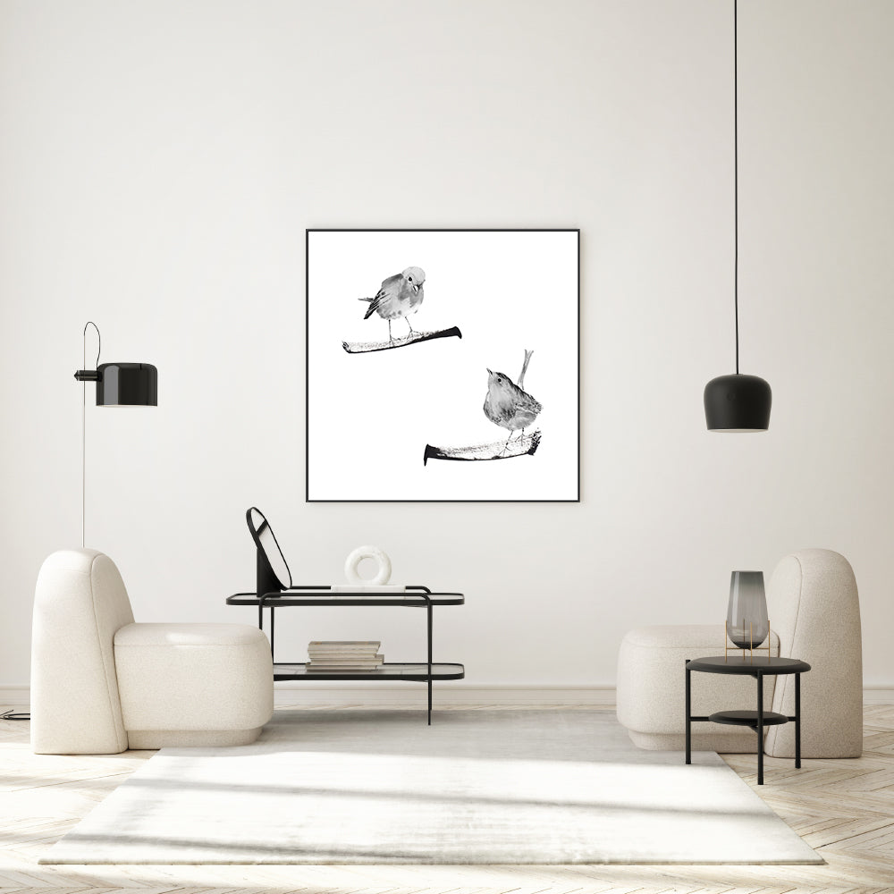 wall-art-print-canvas-poster-framed-Two Robins On Branches , By Danushka Abeygoda-7