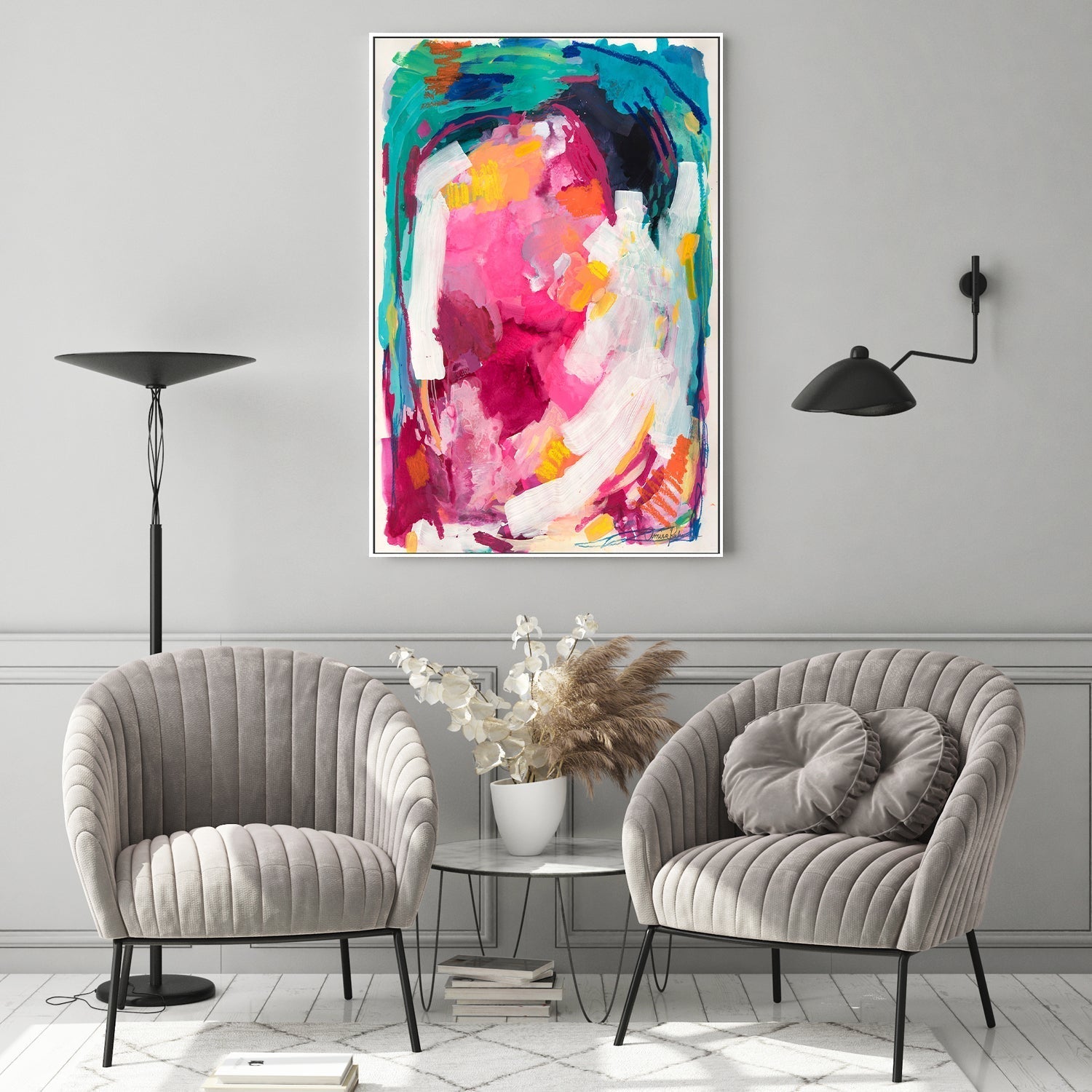 wall-art-print-canvas-poster-framed-Ubud Market, Style A , By Amira Rahim-GIOIA-WALL-ART