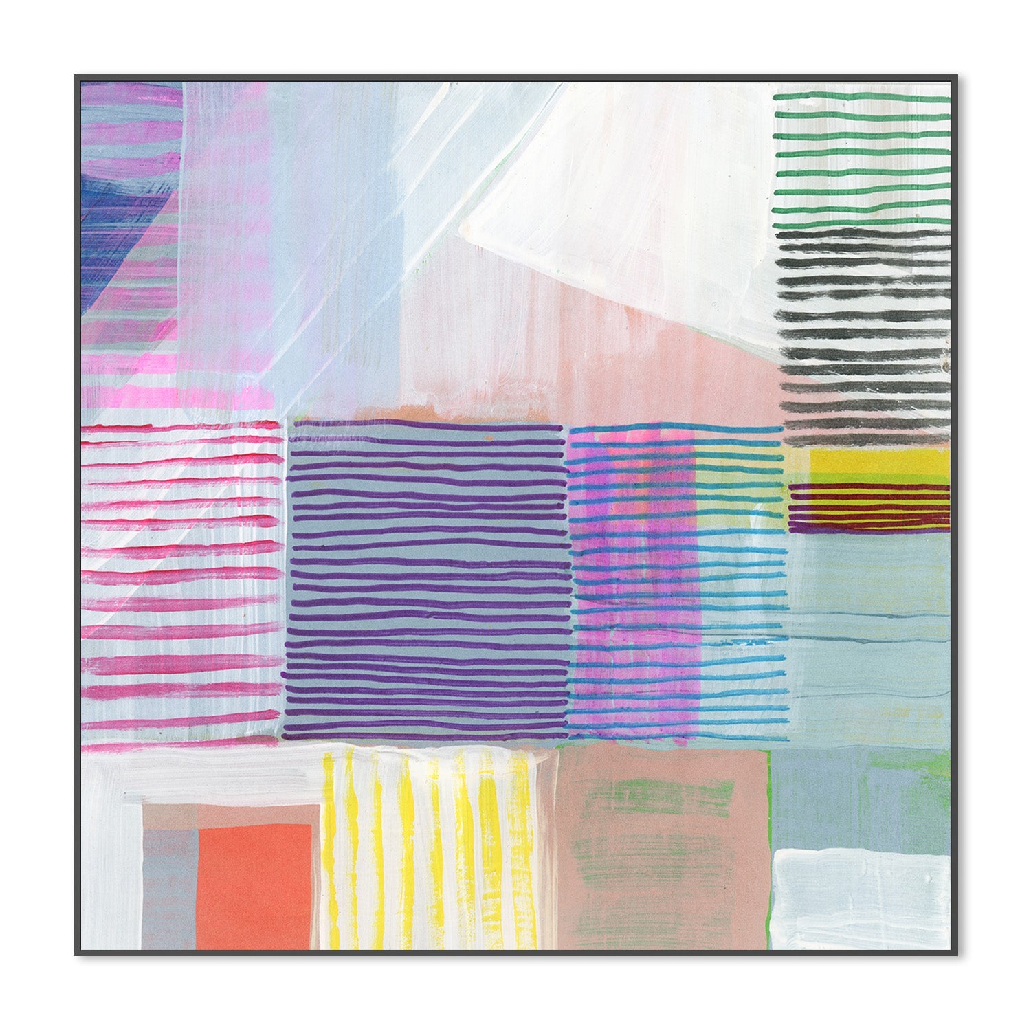 wall-art-print-canvas-poster-framed-Un Dessin Abstracte, Style A-3