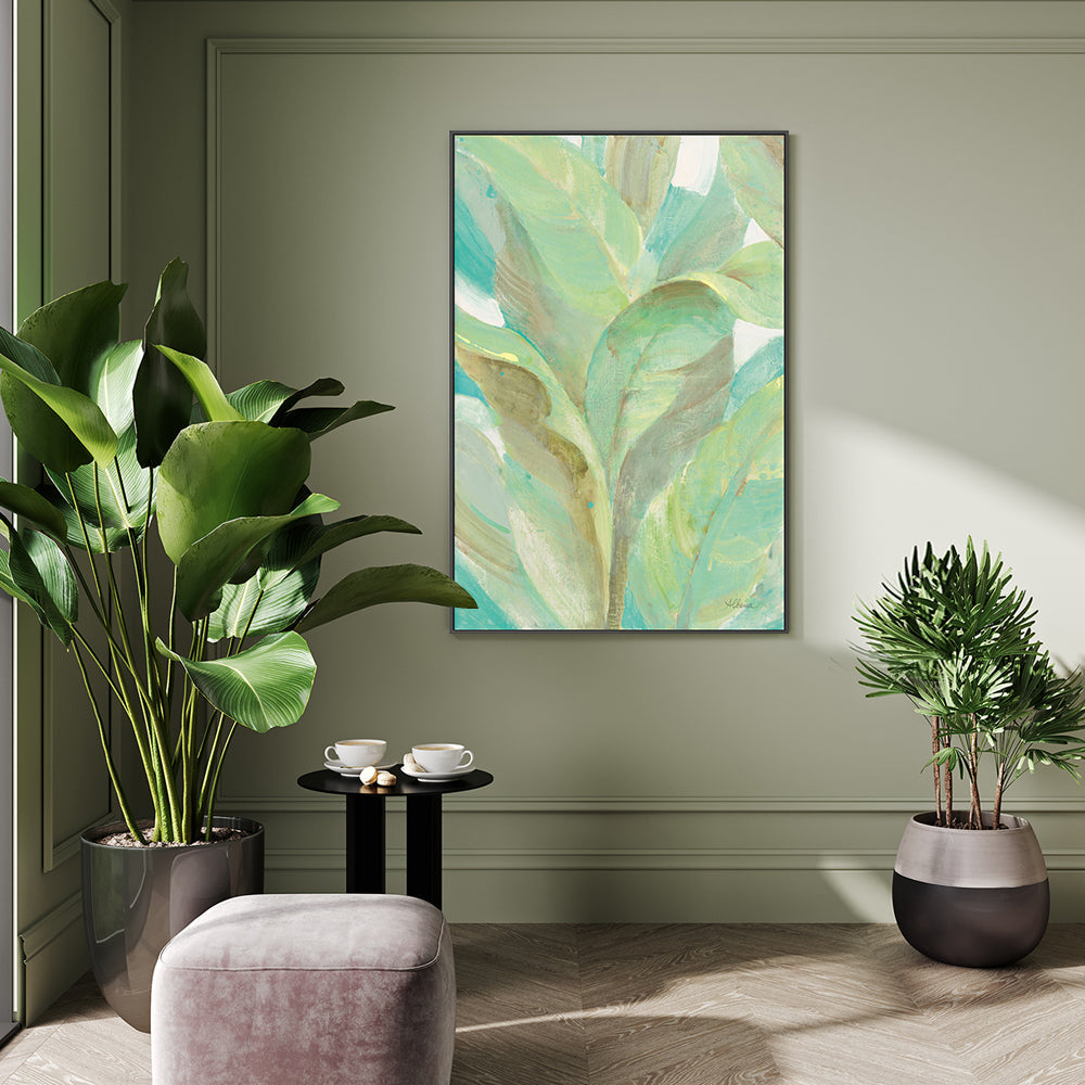 wall-art-print-canvas-poster-framed-Under the Palms, Style A , By Albena Hristova-GIOIA-WALL-ART