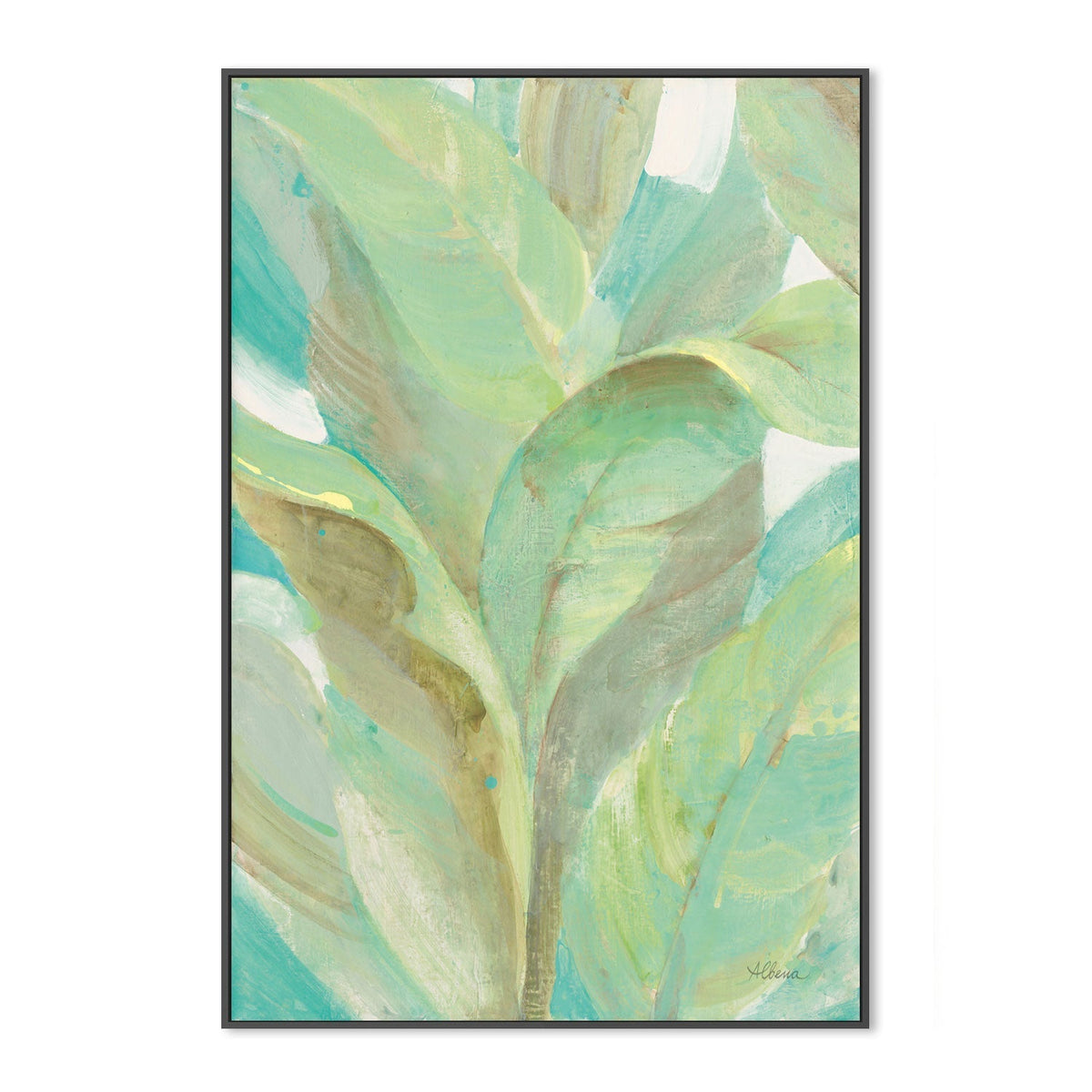 wall-art-print-canvas-poster-framed-Under the Palms, Style A , By Albena Hristova-GIOIA-WALL-ART
