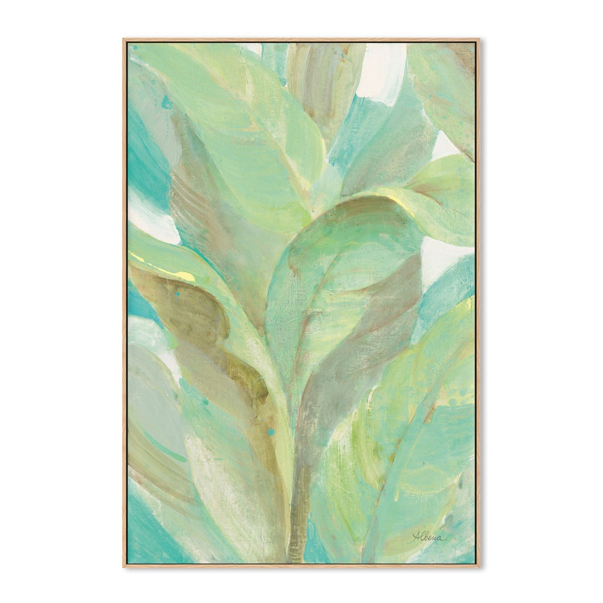 wall-art-print-canvas-poster-framed-Under the Palms, Style A , By Albena Hristova-GIOIA-WALL-ART