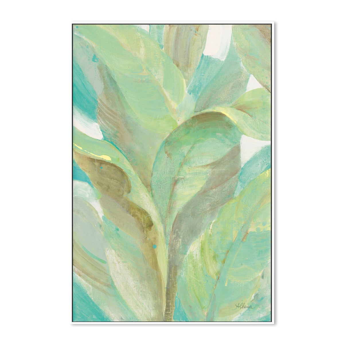 wall-art-print-canvas-poster-framed-Under the Palms, Style A , By Albena Hristova-GIOIA-WALL-ART