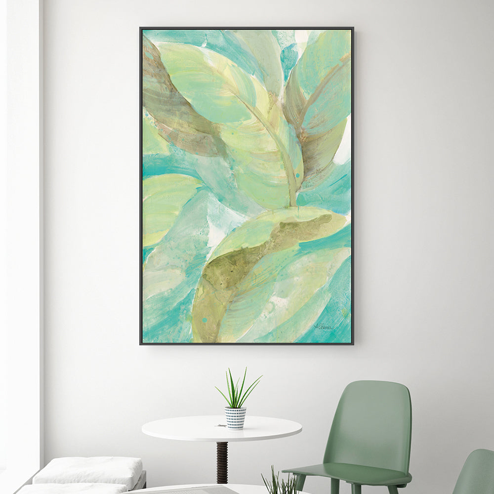 wall-art-print-canvas-poster-framed-Under the Palms, Style B , By Albena Hristova-GIOIA-WALL-ART
