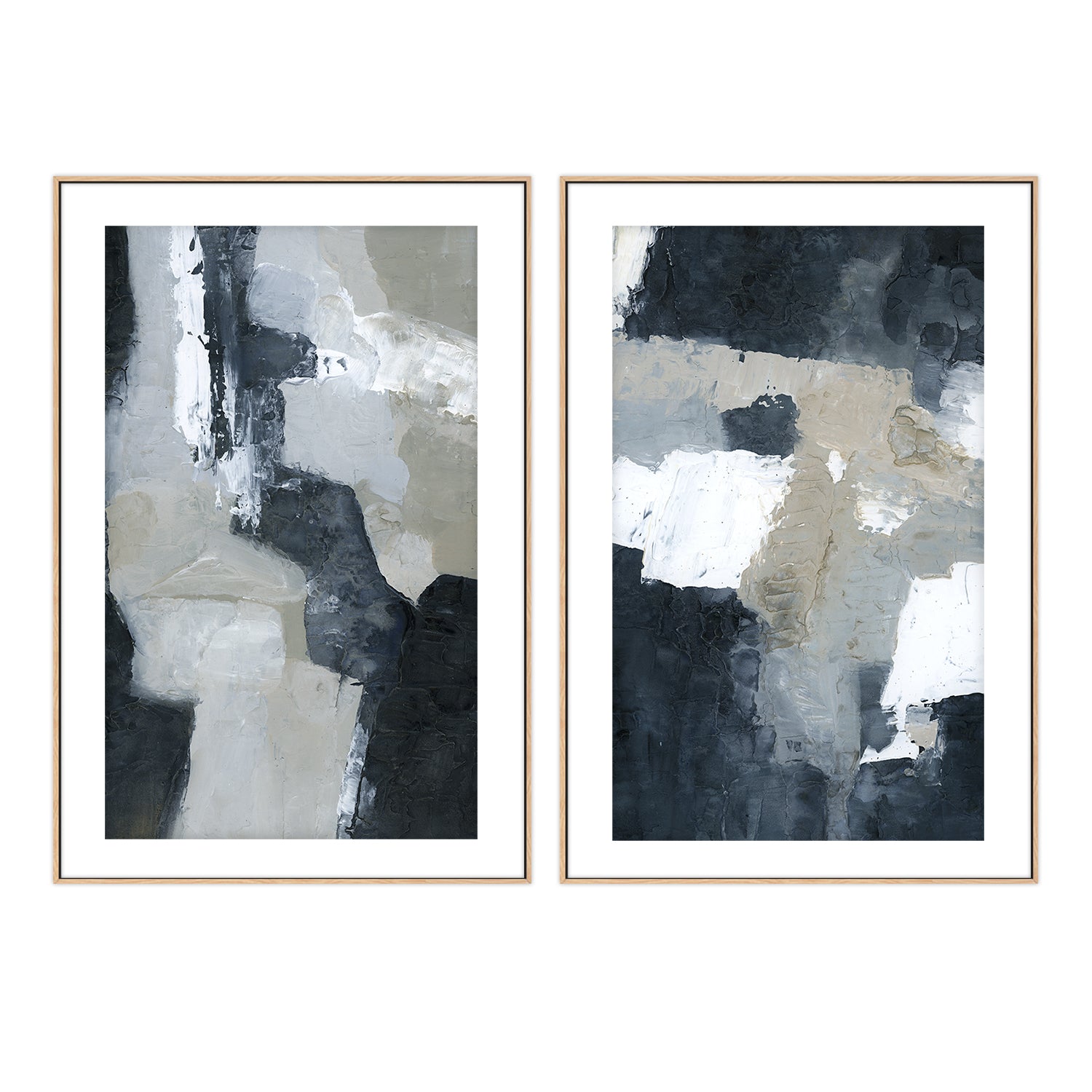 wall-art-print-canvas-poster-framed-Unfolding Maze , Style A & B, Set Of 2 , By Blakely Bering-6