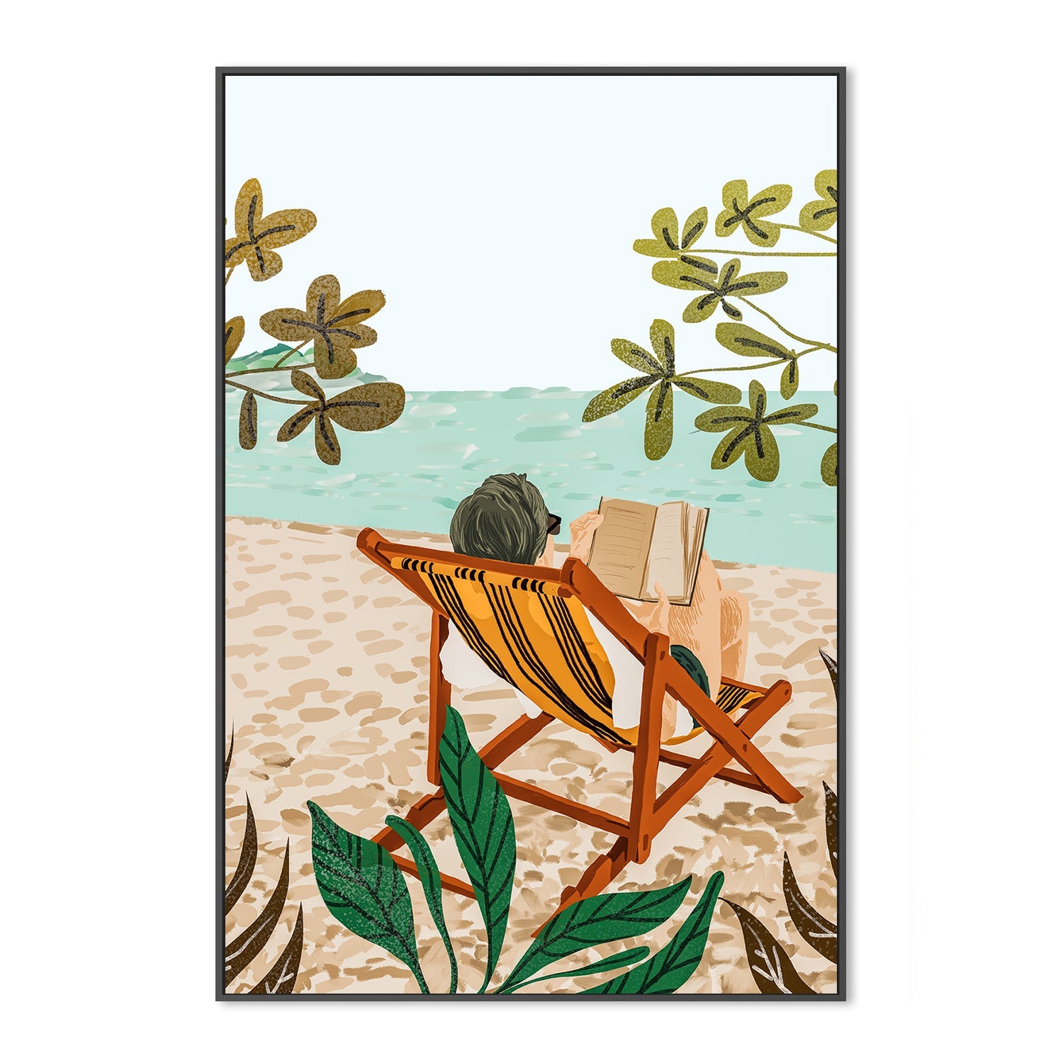 wall-art-print-canvas-poster-framed-Vacay Book Club-3