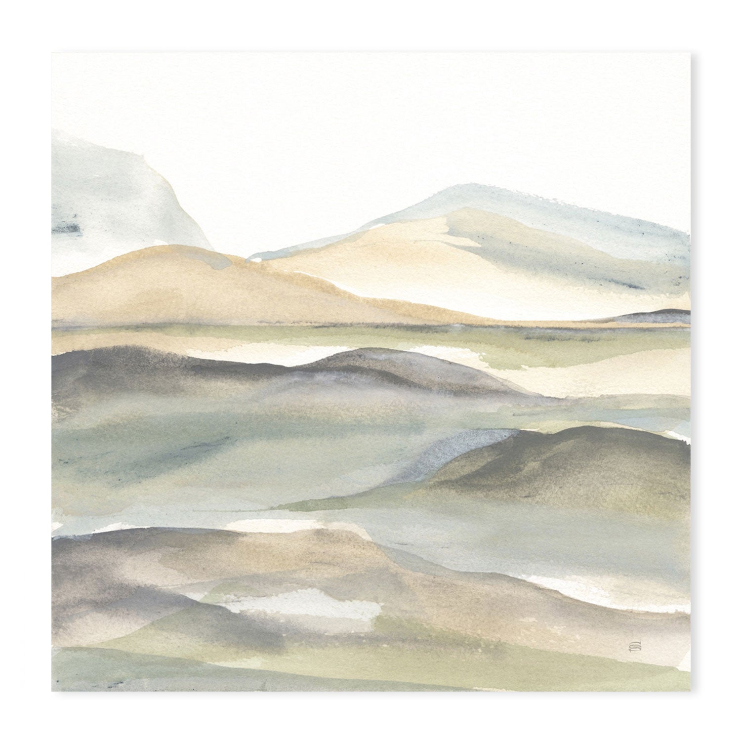 wall-art-print-canvas-poster-framed-Valleyscape, Set of 2-by-Chris Paschke-Gioia Wall Art