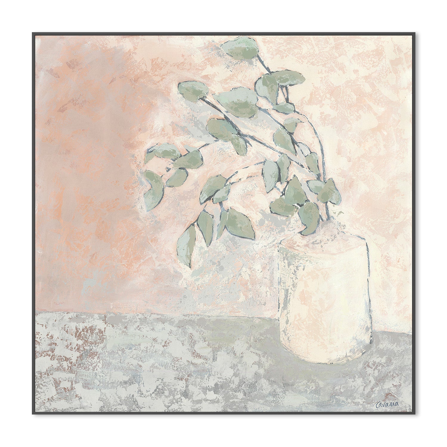 wall-art-print-canvas-poster-framed-Vase Series Gum Branch-3