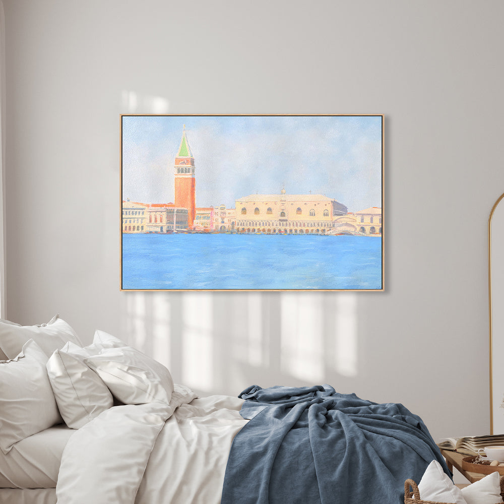 wall-art-print-canvas-poster-framed-Venice, Style B , By Ieva Baklane-GIOIA-WALL-ART