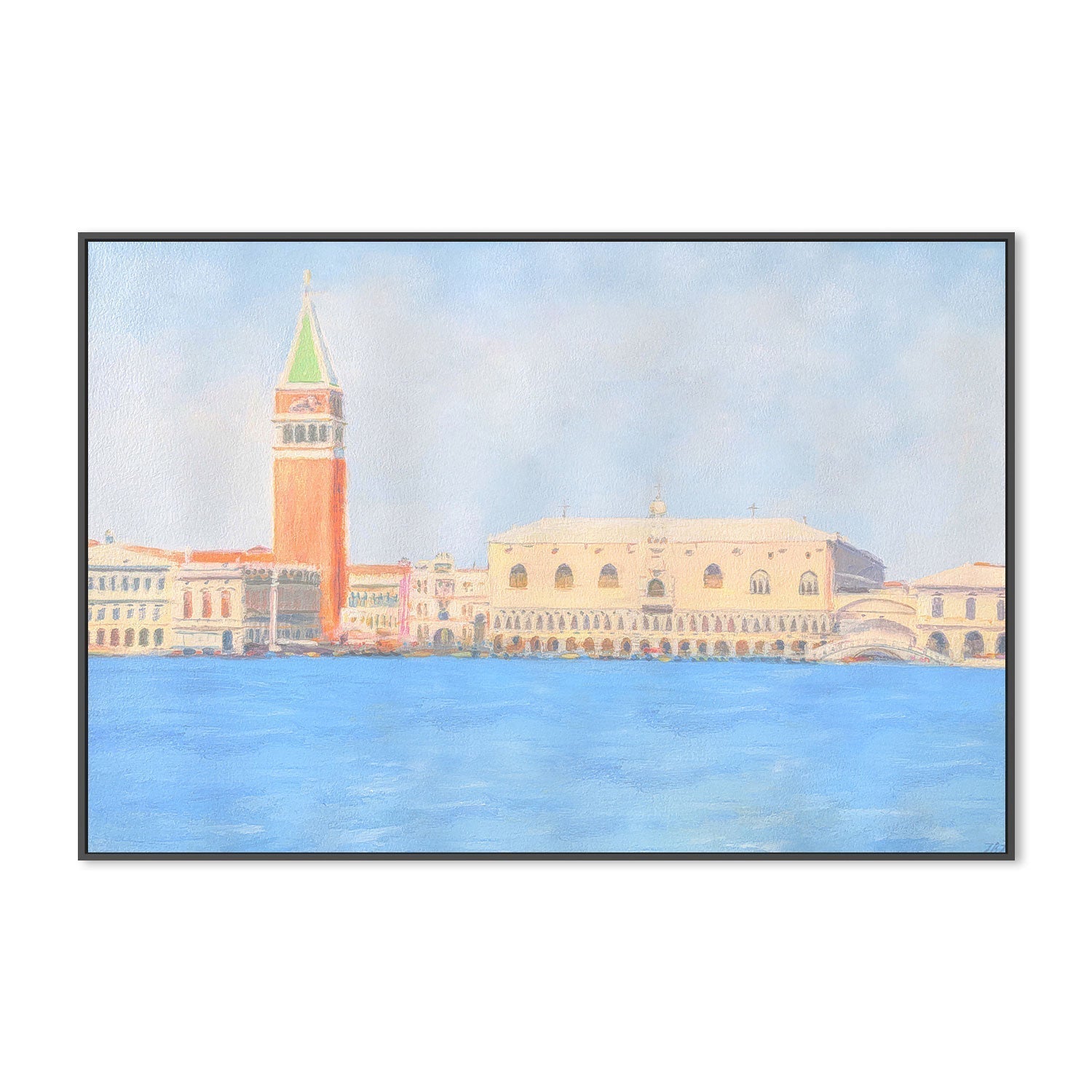 wall-art-print-canvas-poster-framed-Venice, Style B , By Ieva Baklane-GIOIA-WALL-ART