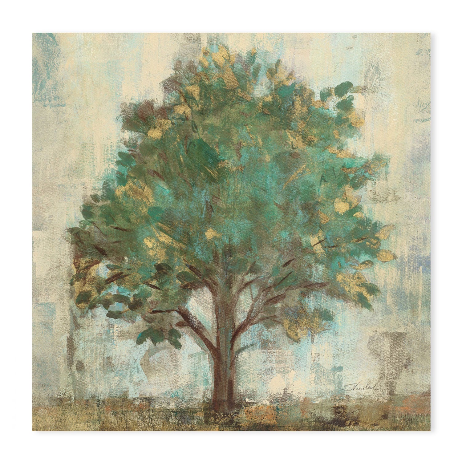 wall-art-print-canvas-poster-framed-Verdi Trees, Style A-by-Silvia Vassileva-Gioia Wall Art