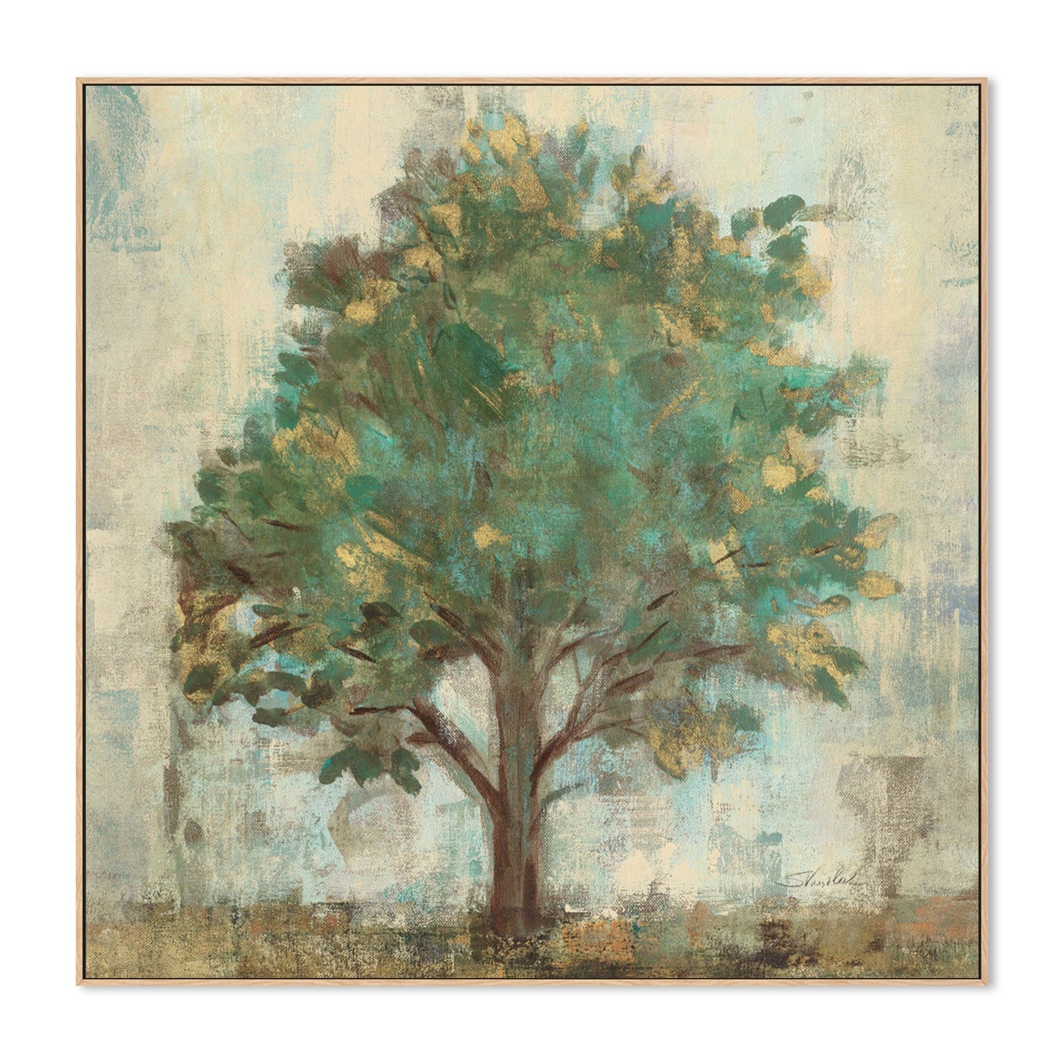 wall-art-print-canvas-poster-framed-Verdi Trees, Style A-by-Silvia Vassileva-Gioia Wall Art