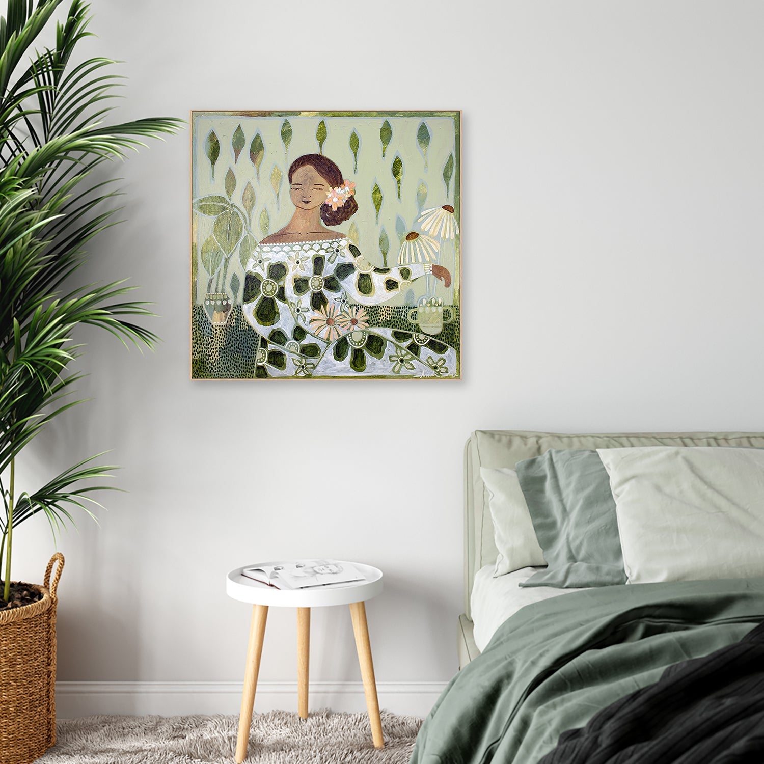 Vesna, Echinacea|Canvas Print Poster Wall Art | By Amanda Skye