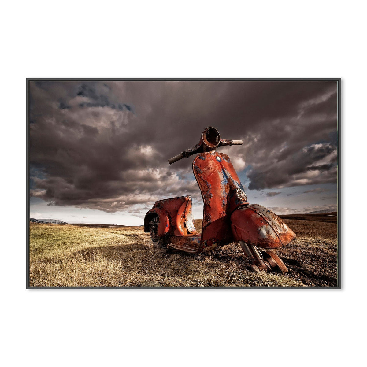 Vespa, by Torsteinn H. Ingibergsson-Gioia-Prints-Framed-Canvas-Poster-GIOIA-WALL-ART