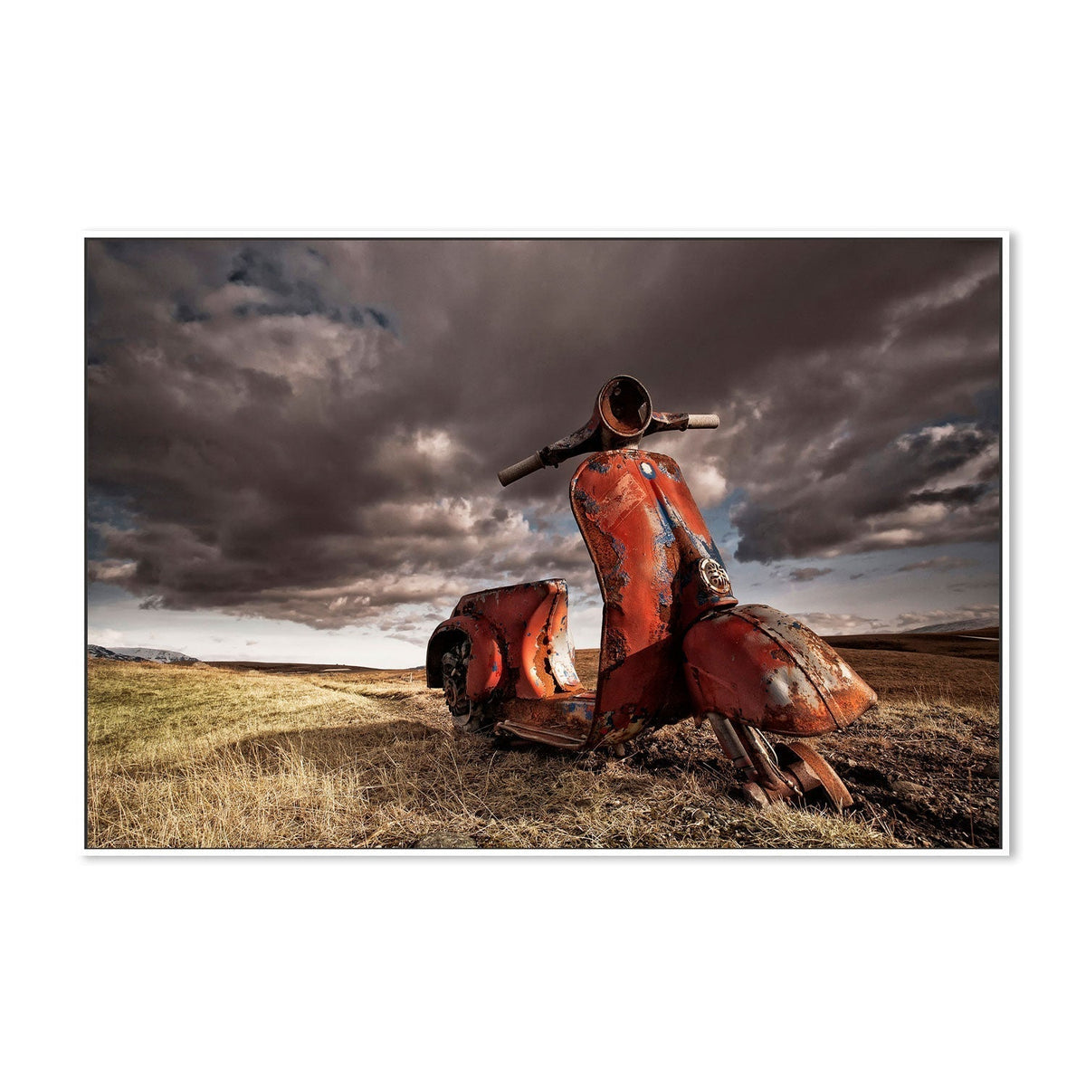Vespa, by Torsteinn H. Ingibergsson-Gioia-Prints-Framed-Canvas-Poster-GIOIA-WALL-ART