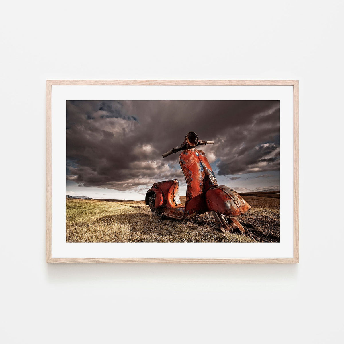 Vespa, by Torsteinn H. Ingibergsson-Gioia-Prints-Framed-Canvas-Poster-GIOIA-WALL-ART