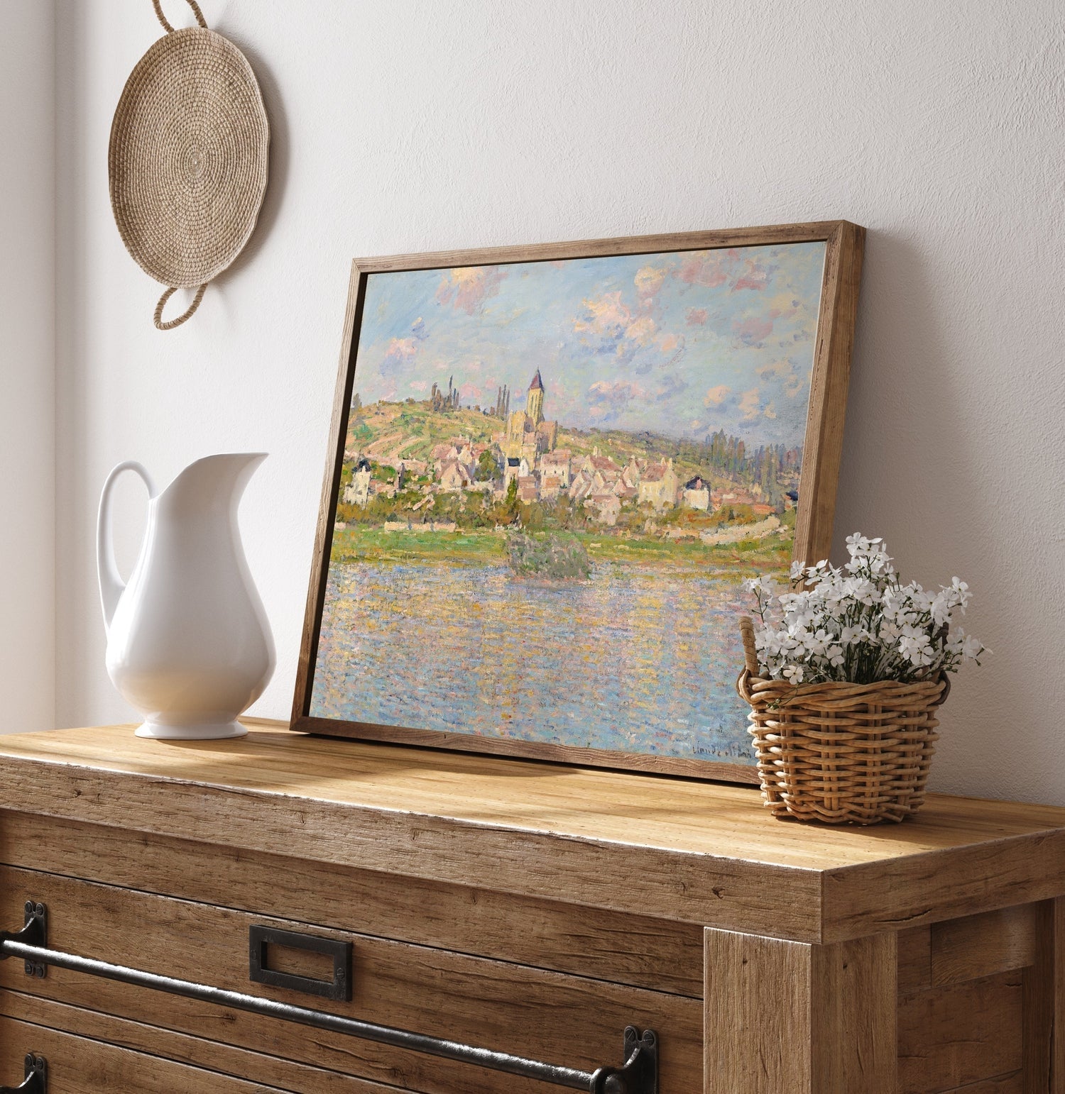 wall-art-print-canvas-poster-framed-Vétheuil 1879, By Monet-by-Gioia Wall Art-Gioia Wall Art