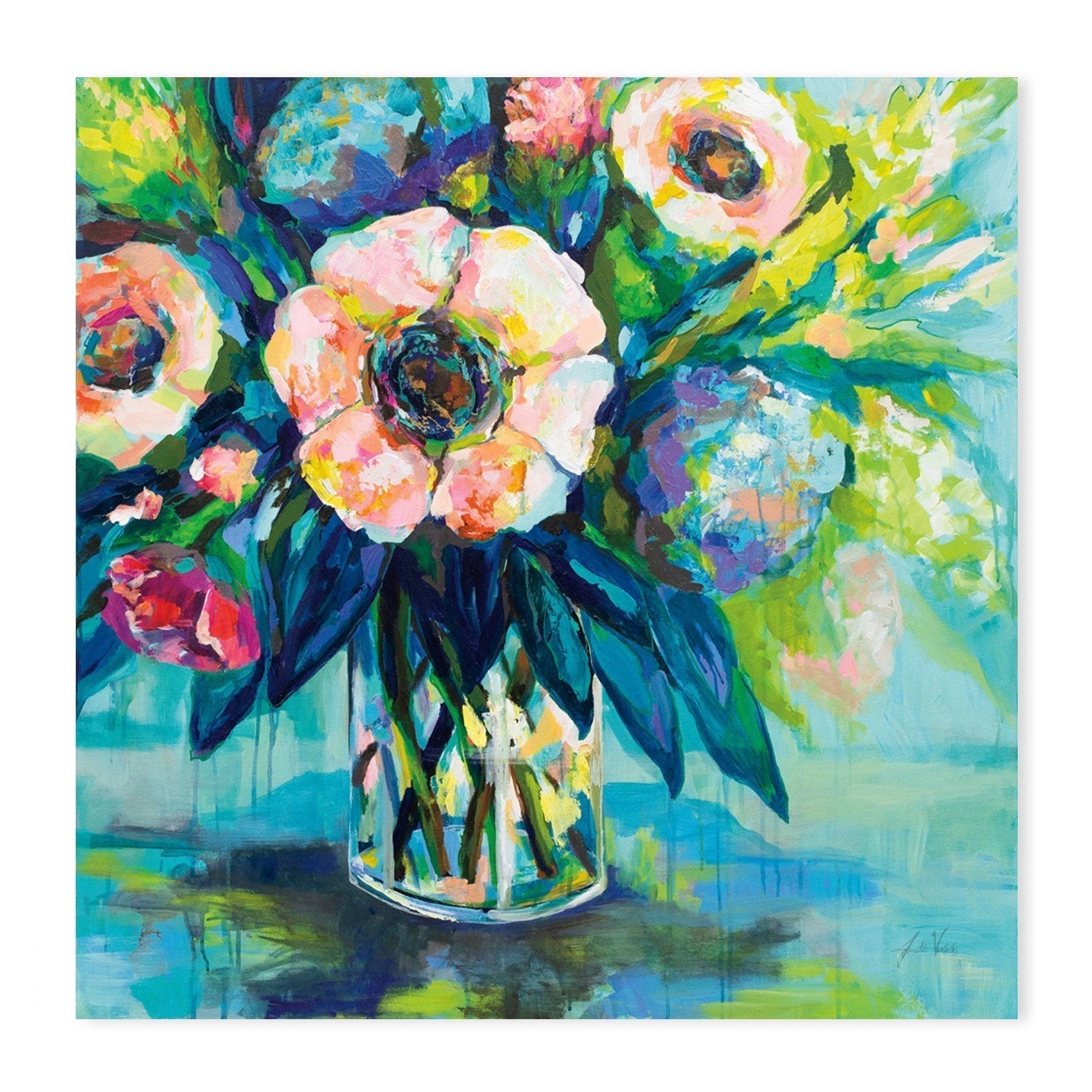 wall-art-print-canvas-poster-framed-Vibrance-by-Jeanette Vertentes-Gioia Wall Art