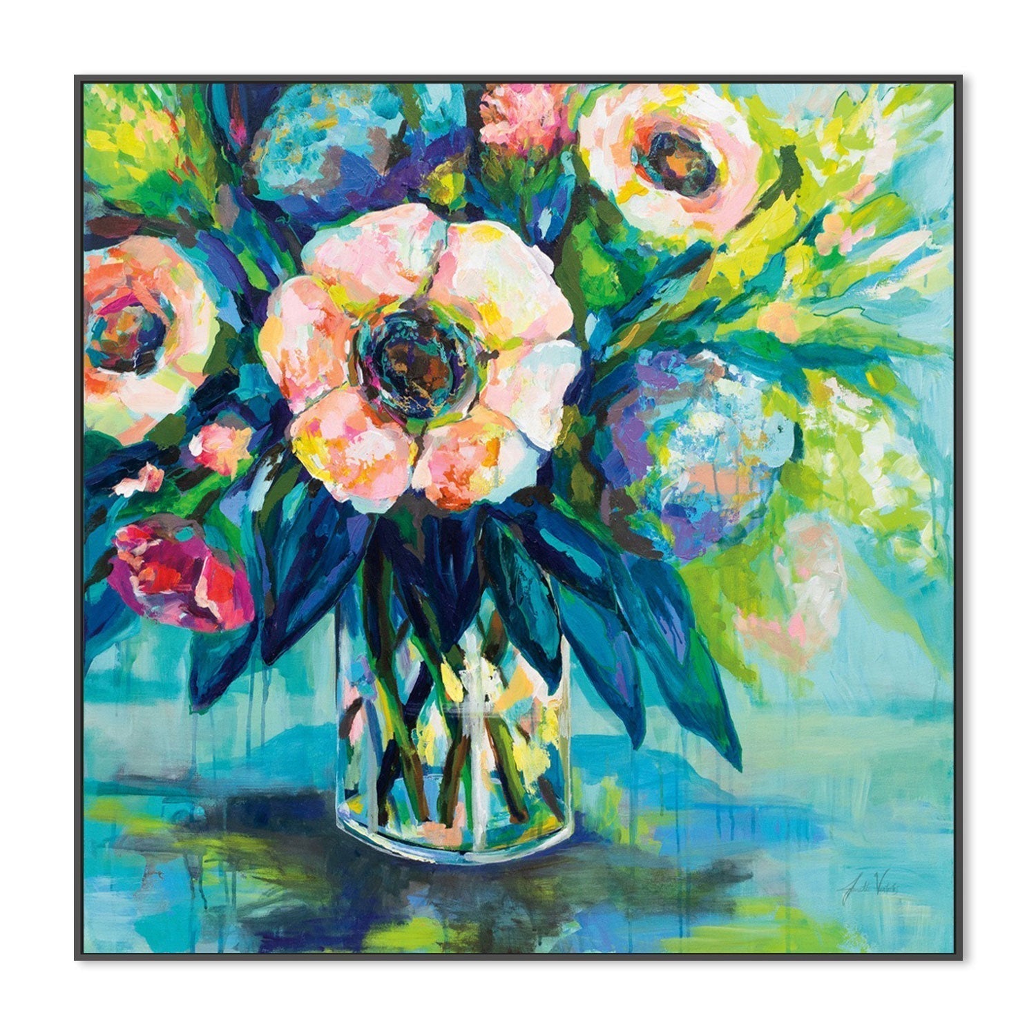 wall-art-print-canvas-poster-framed-Vibrance-by-Jeanette Vertentes-Gioia Wall Art