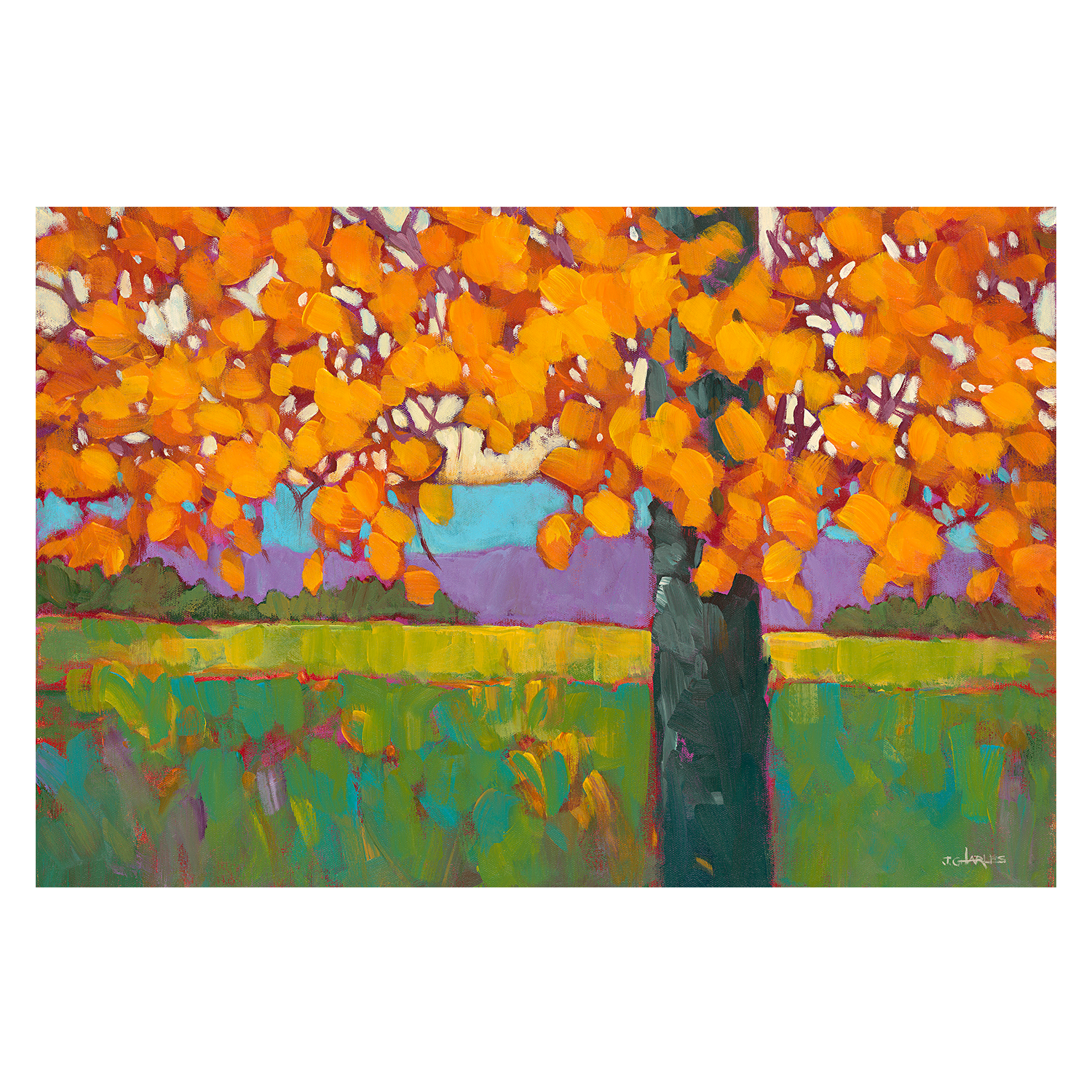 wall-art-print-canvas-poster-framed-Vibrant Autumn , By J Charles-1