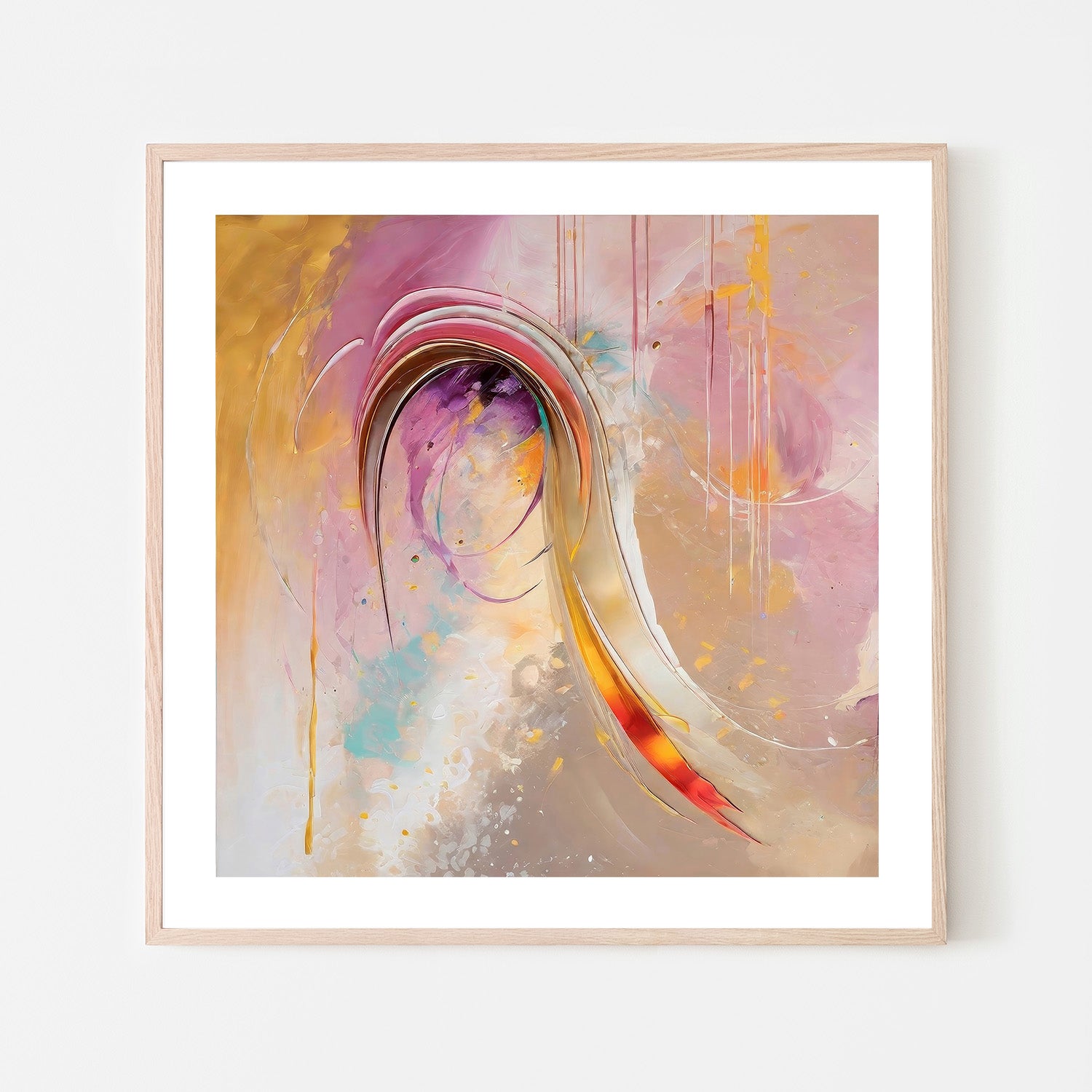 wall-art-print-canvas-poster-framed-Vibrant Colorful Abstract , By Alpenglow Workshop-6