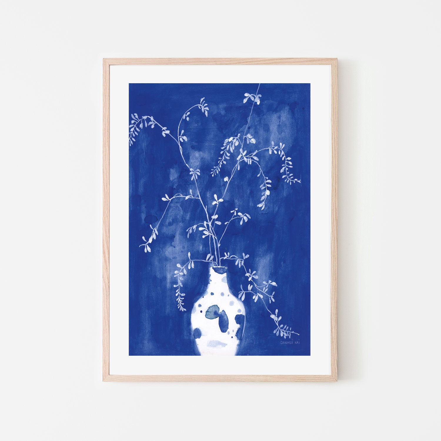wall-art-print-canvas-poster-framed-Vibrant Vase , By Danhui Nai-GIOIA-WALL-ART