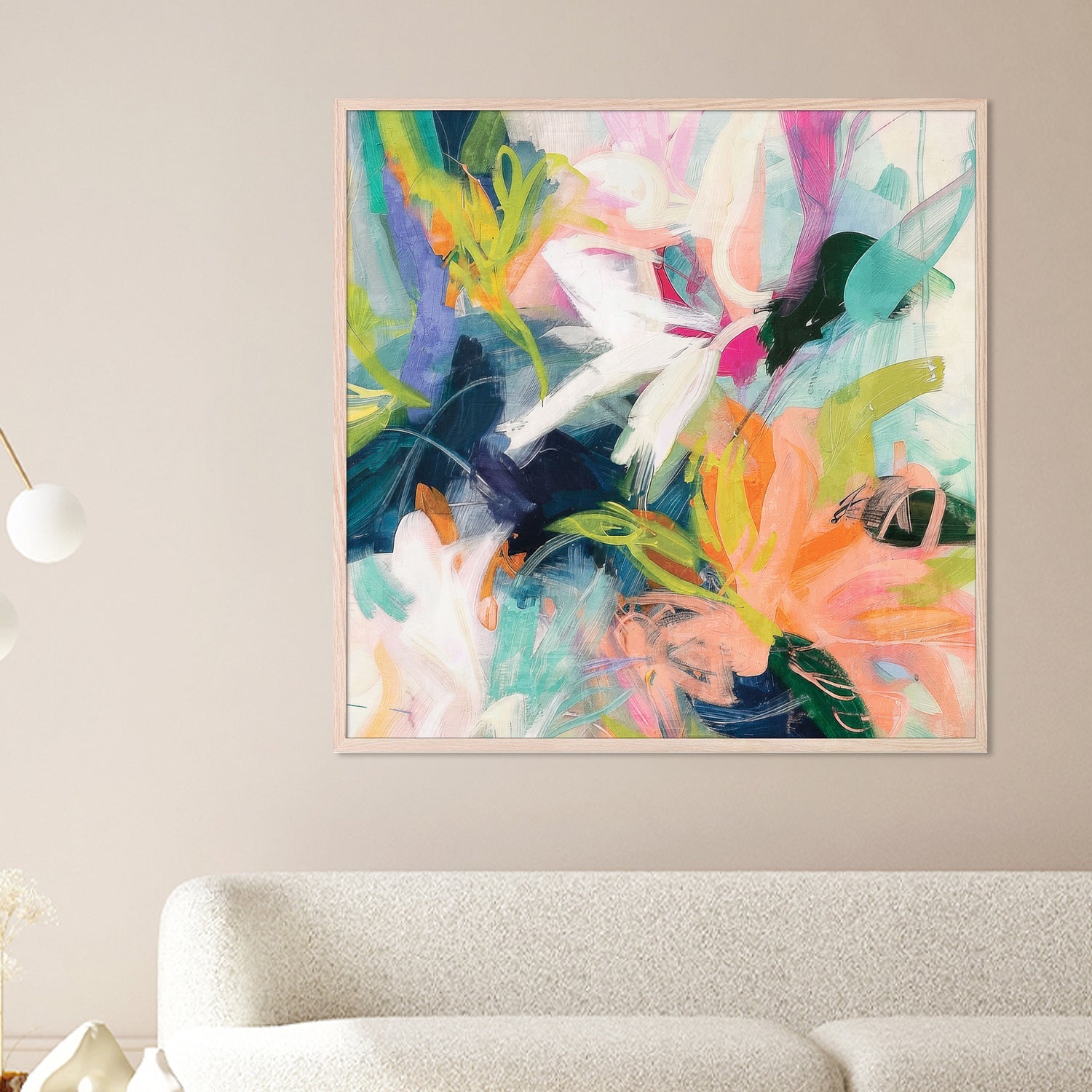 wall-art-print-canvas-poster-framed-Vibrant Whimsy, Style B-7