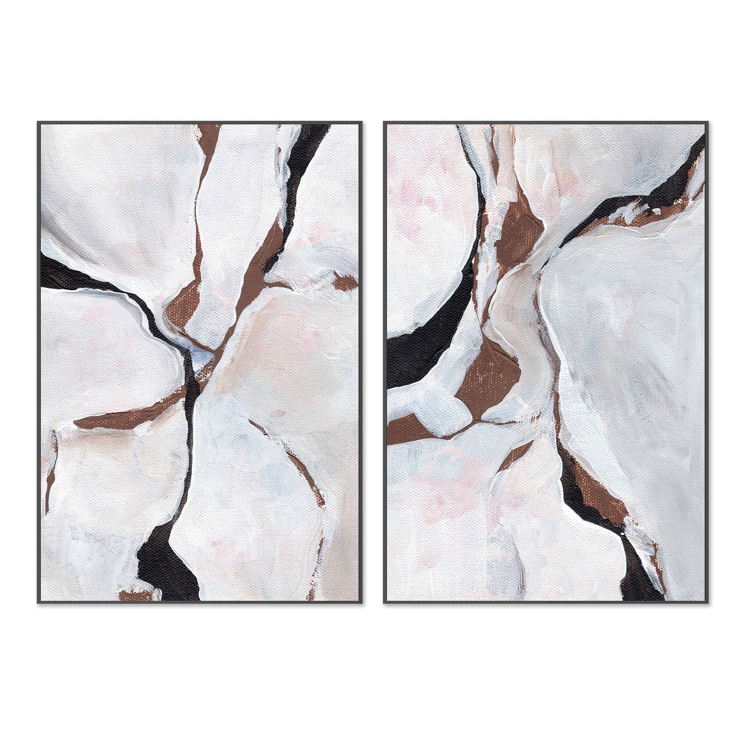 wall-art-print-canvas-poster-framed-Vibration, Style A & B, Set Of 2 , By Nikita Jariwala-3