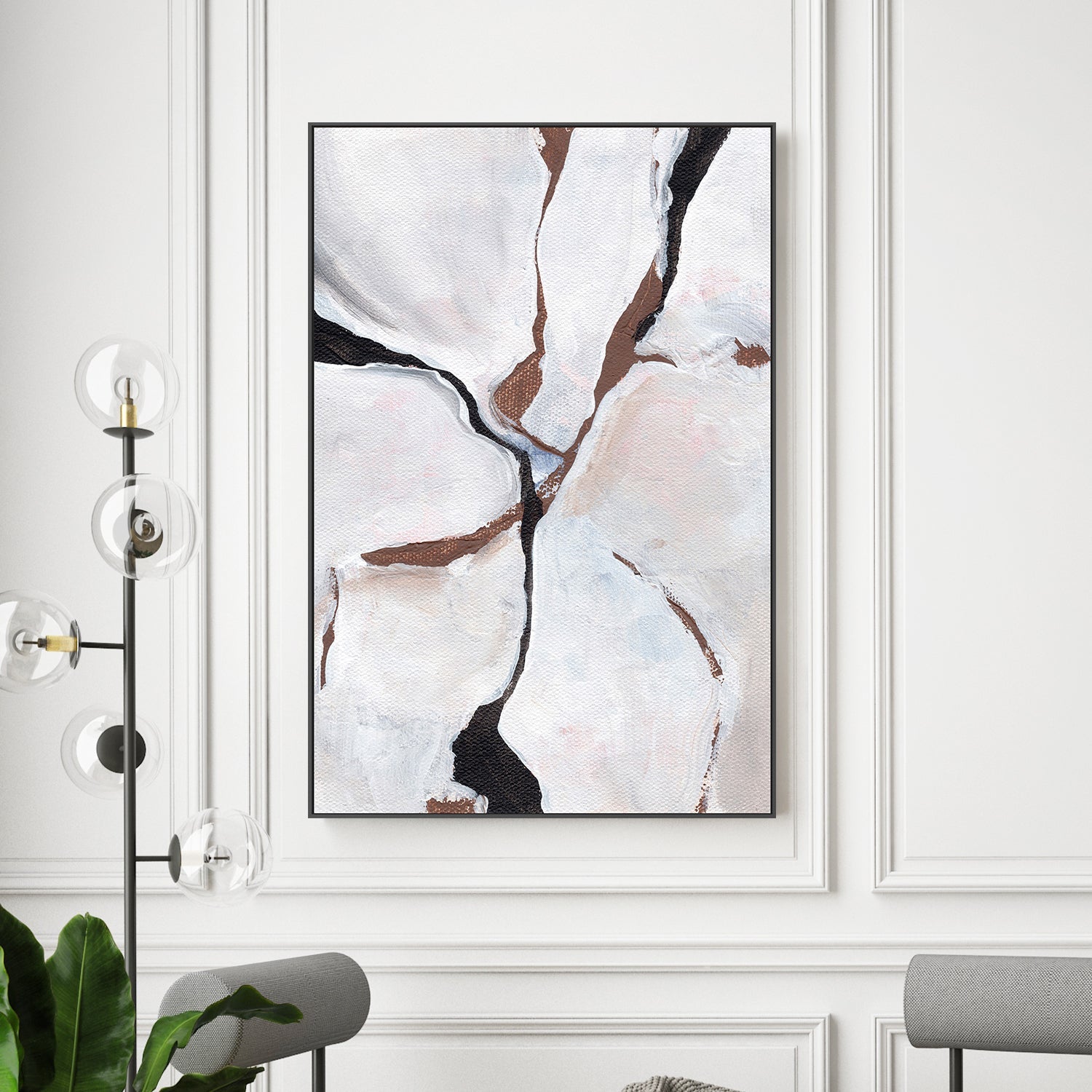 wall-art-print-canvas-poster-framed-Vibration, Style A , By Nikita Jariwala-2