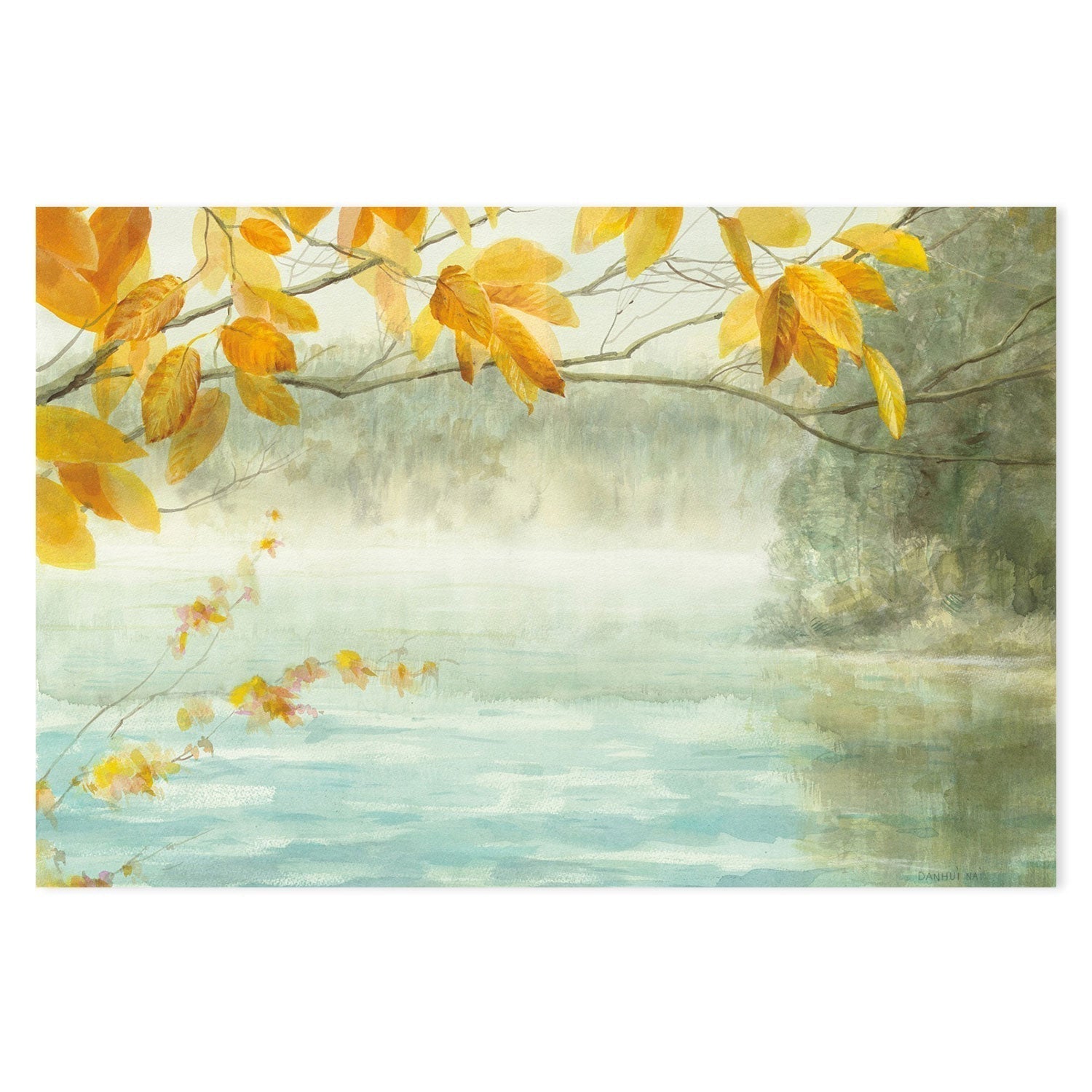 wall-art-print-canvas-poster-framed-View from the Shore-by-Danhui Nai-Gioia Wall Art