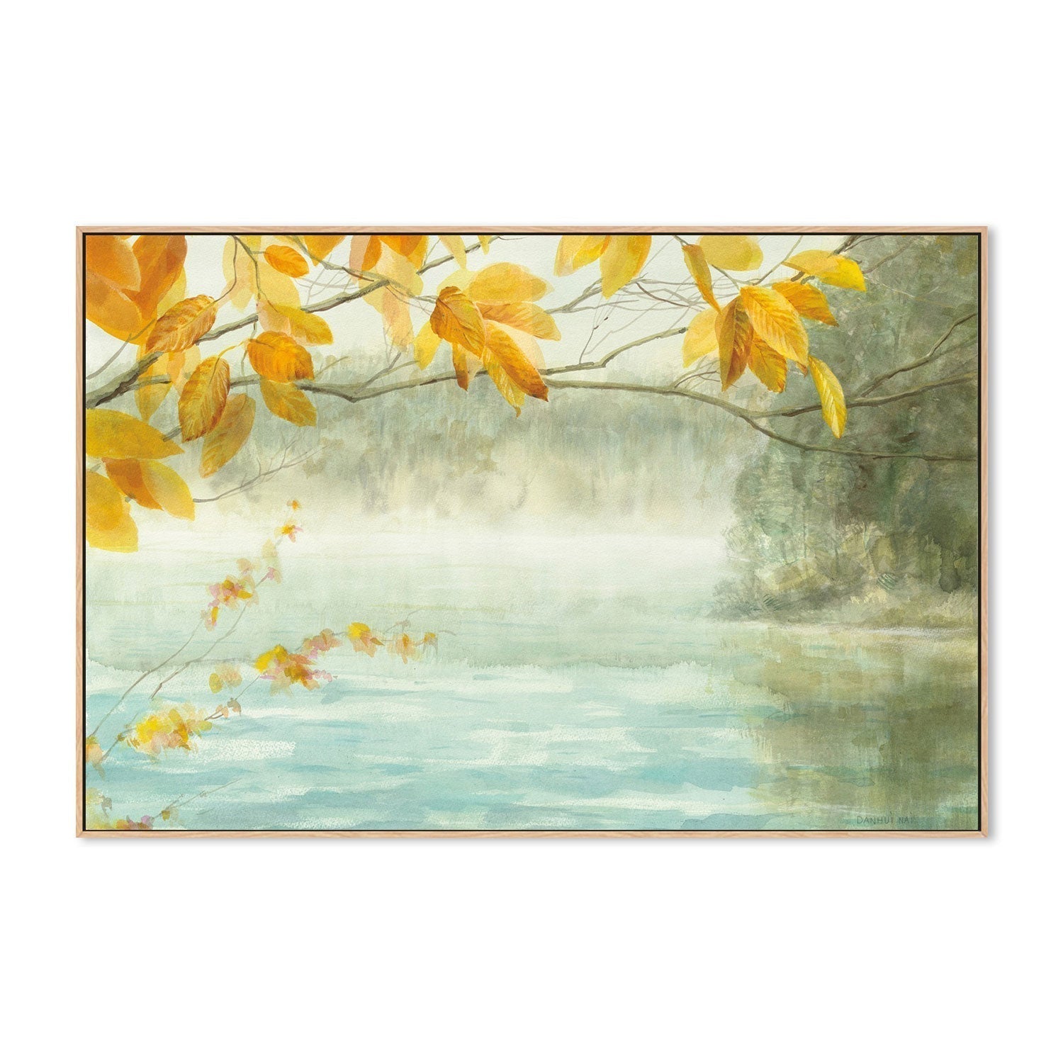 wall-art-print-canvas-poster-framed-View from the Shore-by-Danhui Nai-Gioia Wall Art