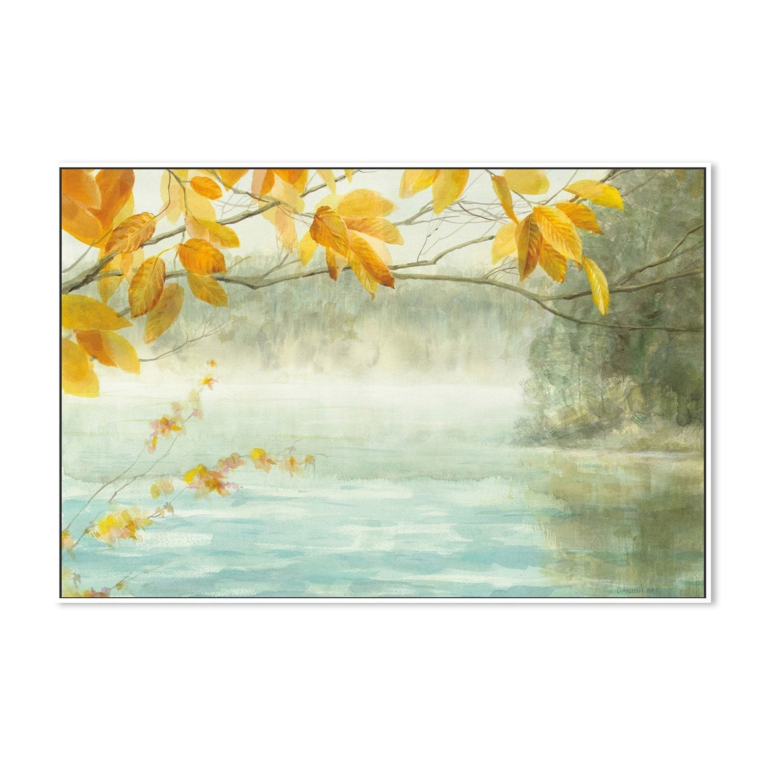 wall-art-print-canvas-poster-framed-View from the Shore-by-Danhui Nai-Gioia Wall Art