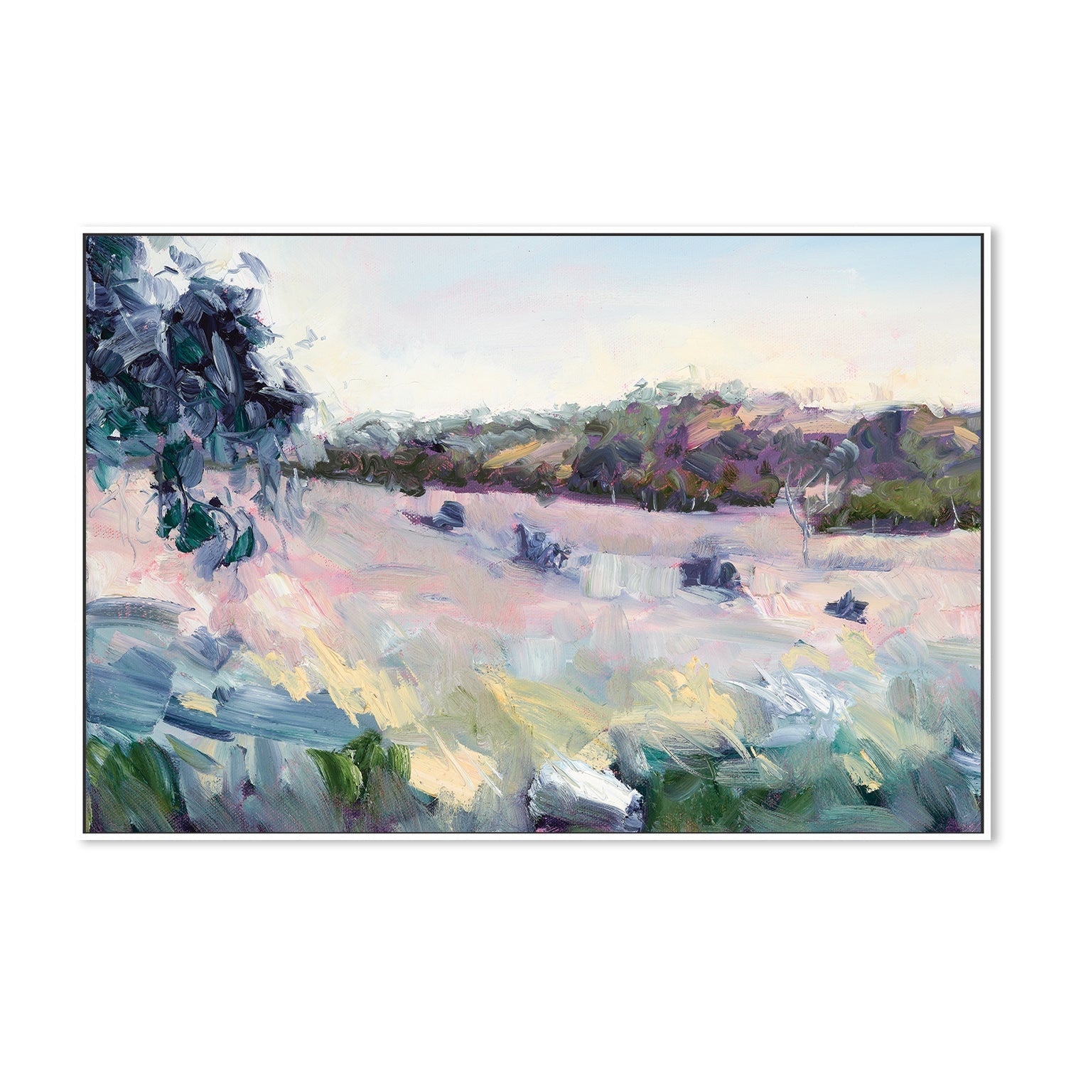 wall-art-print-canvas-poster-framed-View to Pioneer Park from Cootamundra Hill, Style A-by-Meredith Howse-Gioia Wall Art