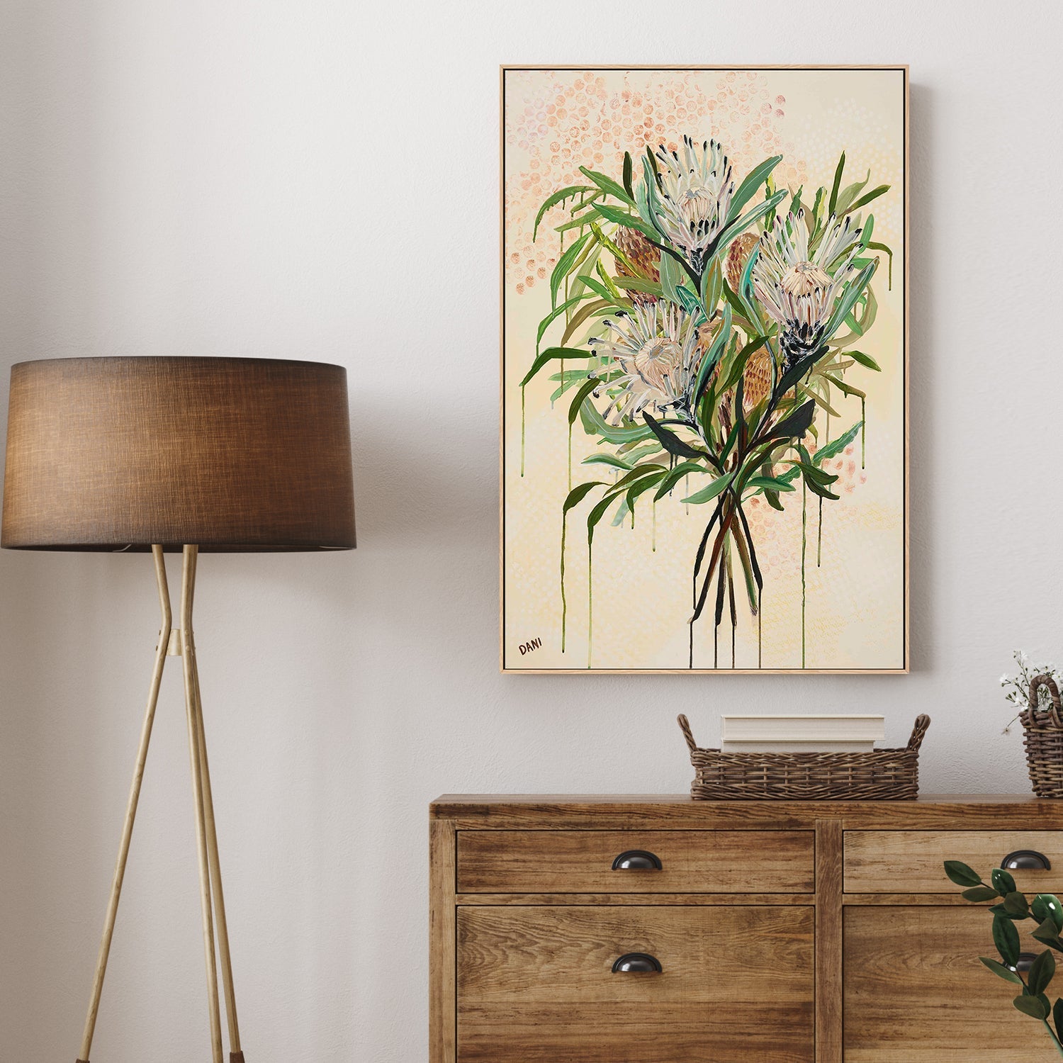 wall-art-print-canvas-poster-framed-Vintage Bouquet-2