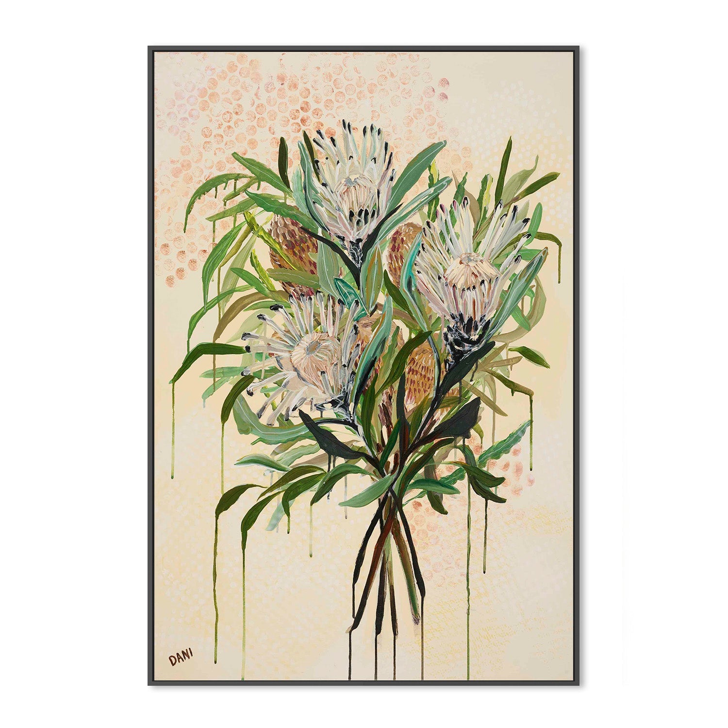 wall-art-print-canvas-poster-framed-Vintage Bouquet-3