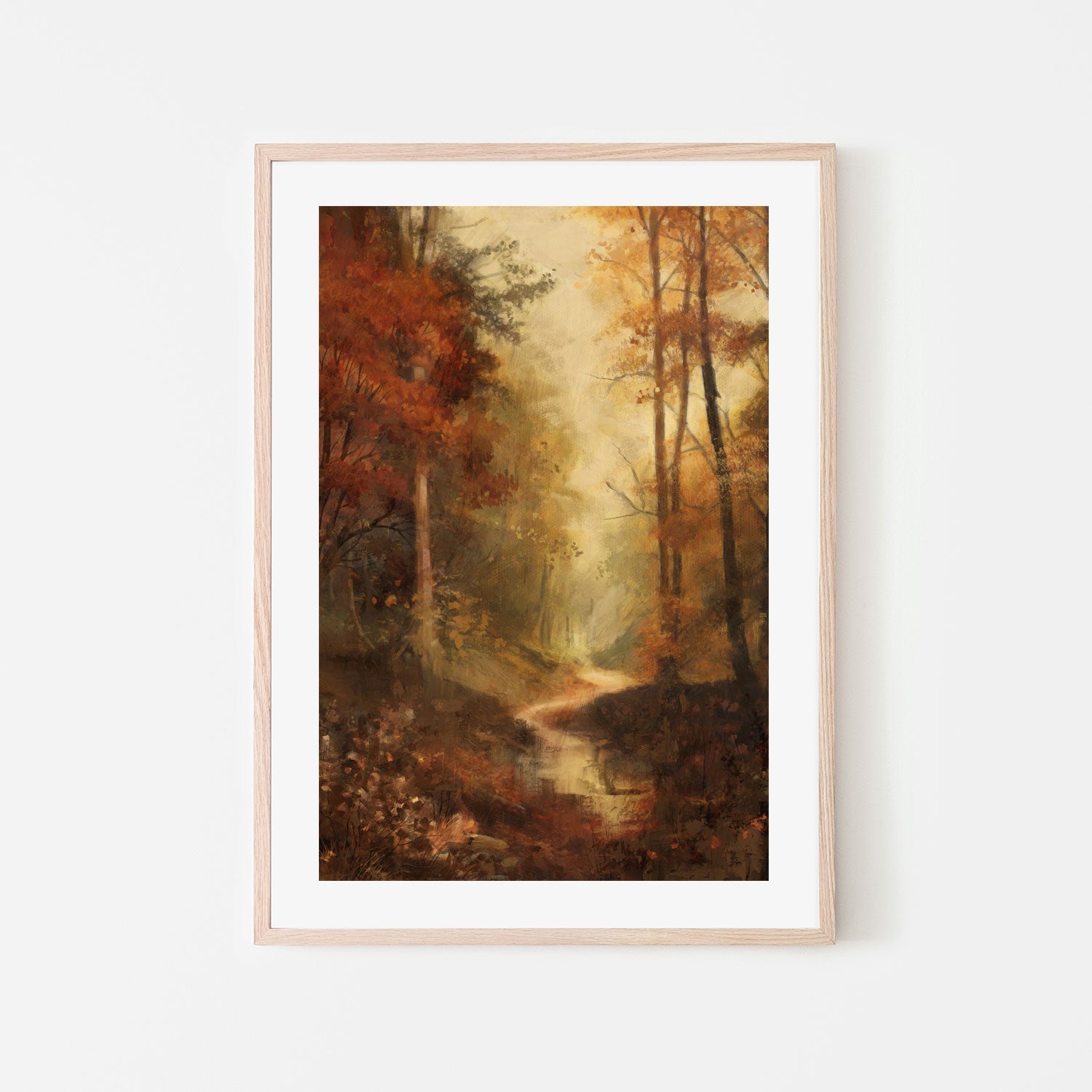 wall-art-print-canvas-poster-framed-Vintage Fall Landscape, Style A , By Nina Blue-6