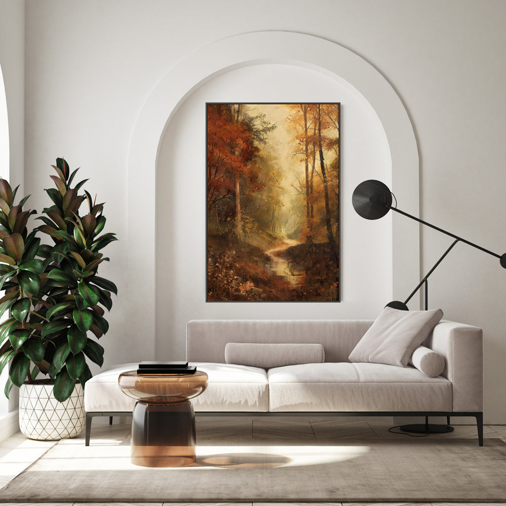 wall-art-print-canvas-poster-framed-Vintage Fall Landscape, Style A , By Nina Blue-7