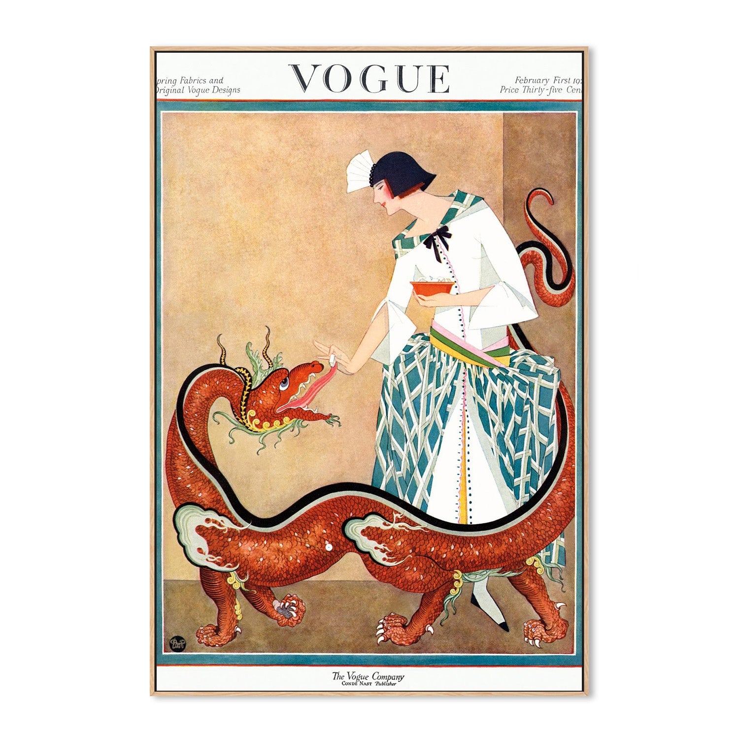 wall-art-print-canvas-poster-framed-Vintage Fashion Cover IX-3