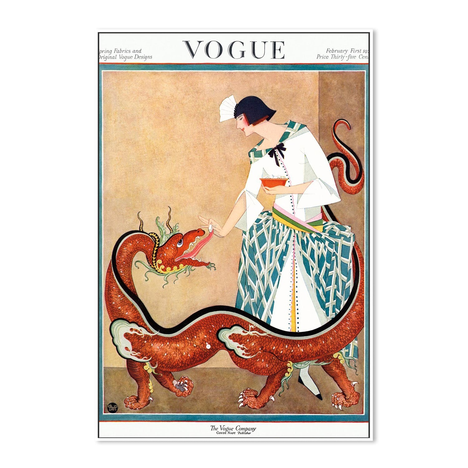 wall-art-print-canvas-poster-framed-Vintage Fashion Cover IX-4